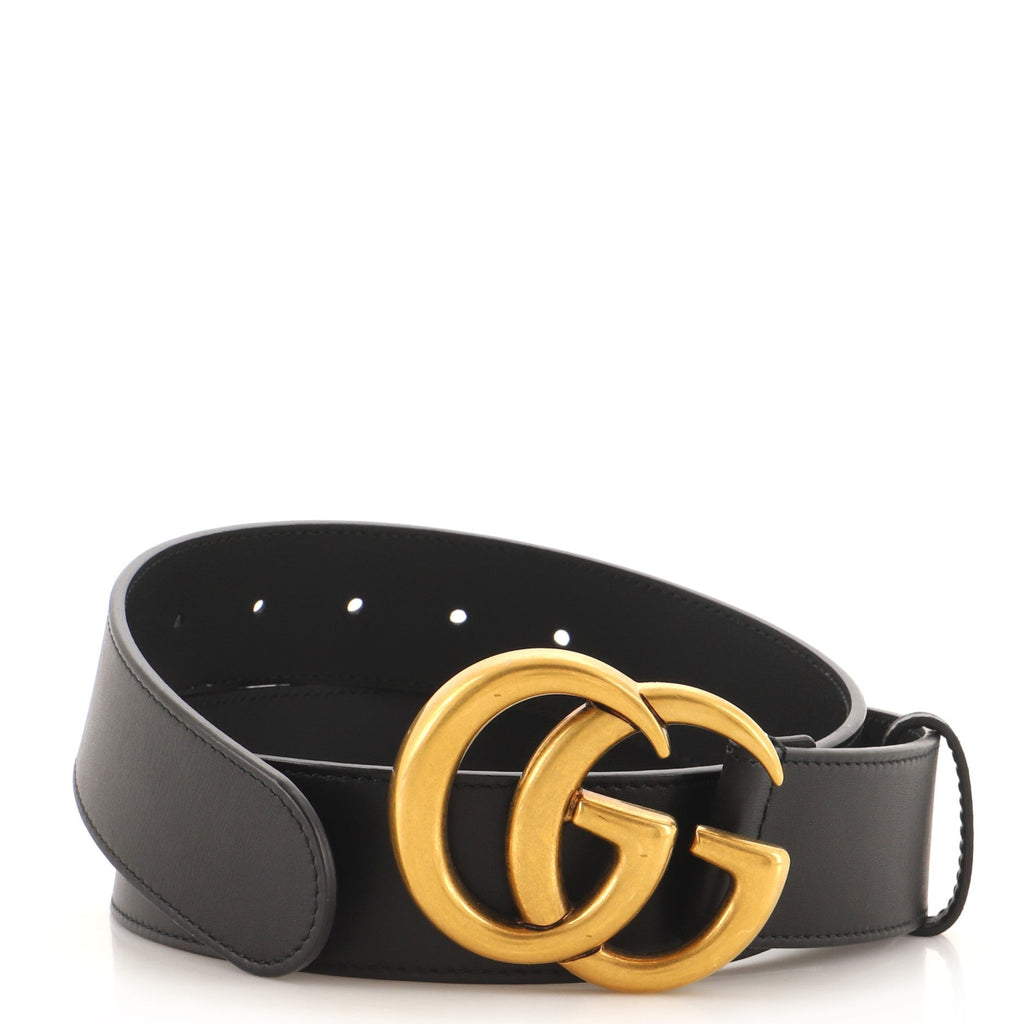 GG Marmont Belt Leather Wide 80
