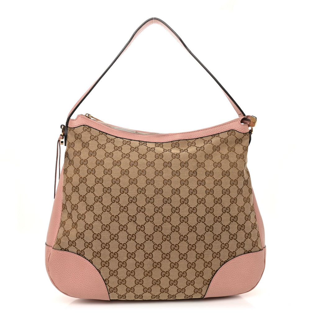 GG Monogram Large Margaux Hobo Beige Soft Pink