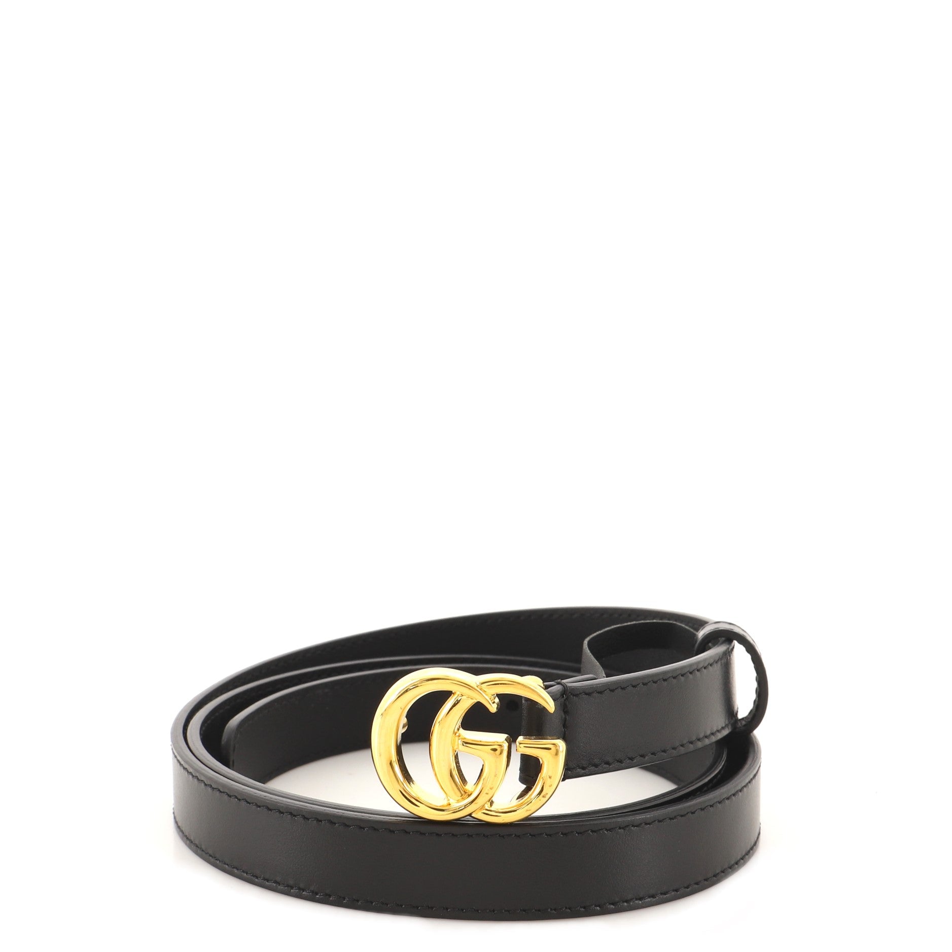 GG Marmont Belt Leather Thin 95