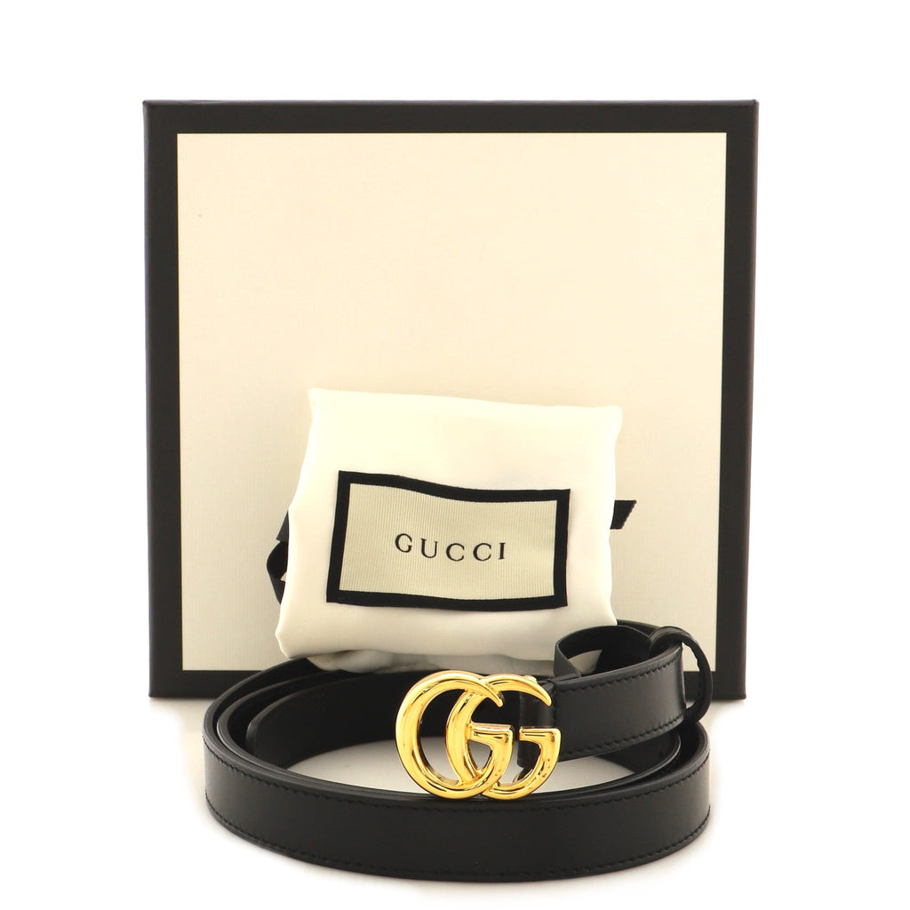 GG Marmont Belt Leather Thin 95