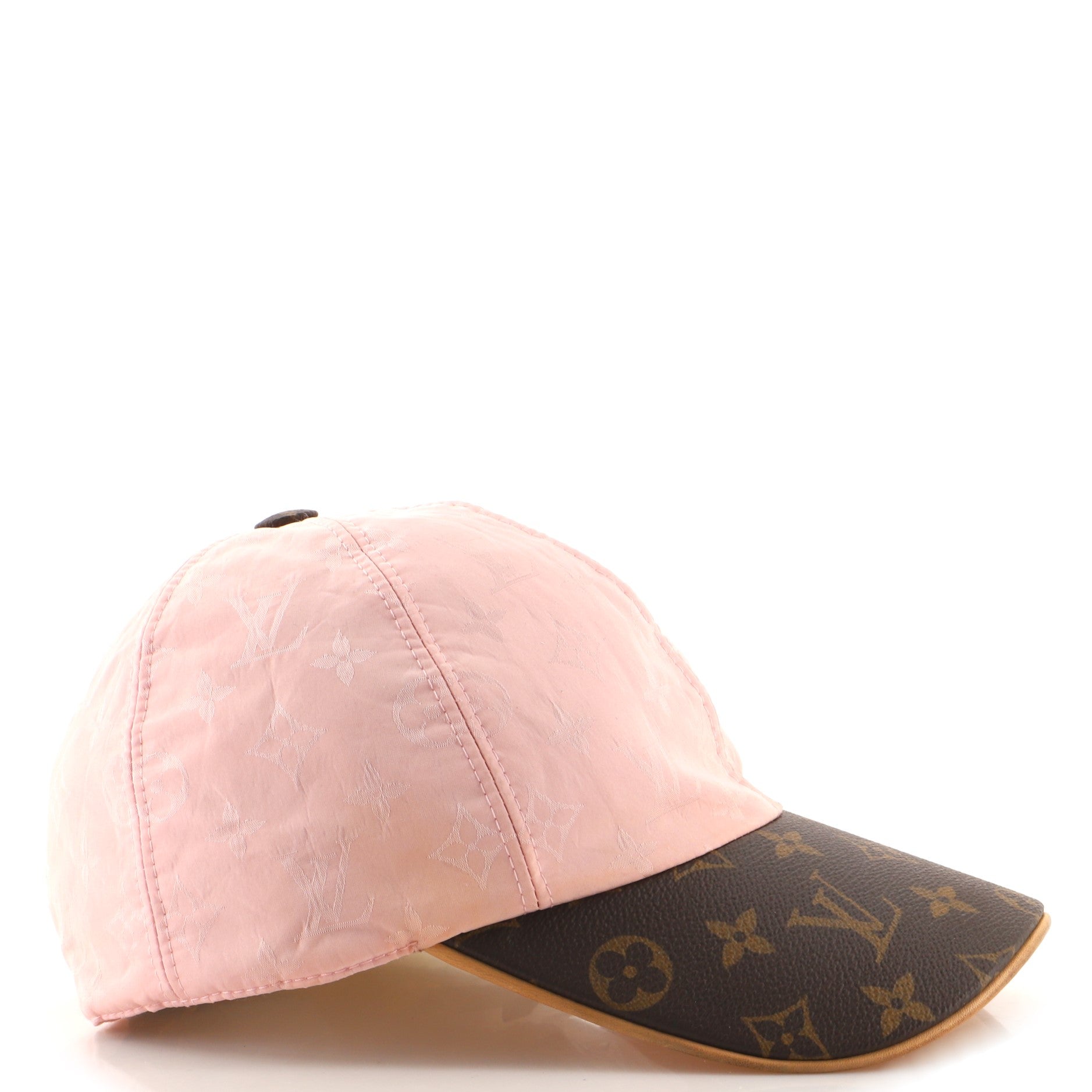 Cap Ou Pas Baseball Cap Monogram Silk and Polyester with Monogram Canvas Medium