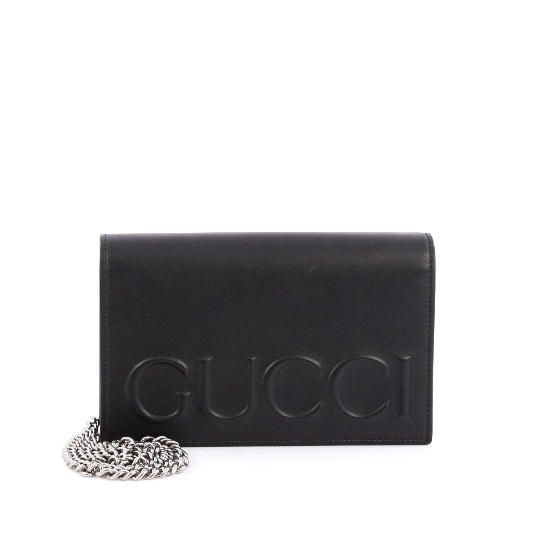 XL Chain Shoulder Bag Leather Mini