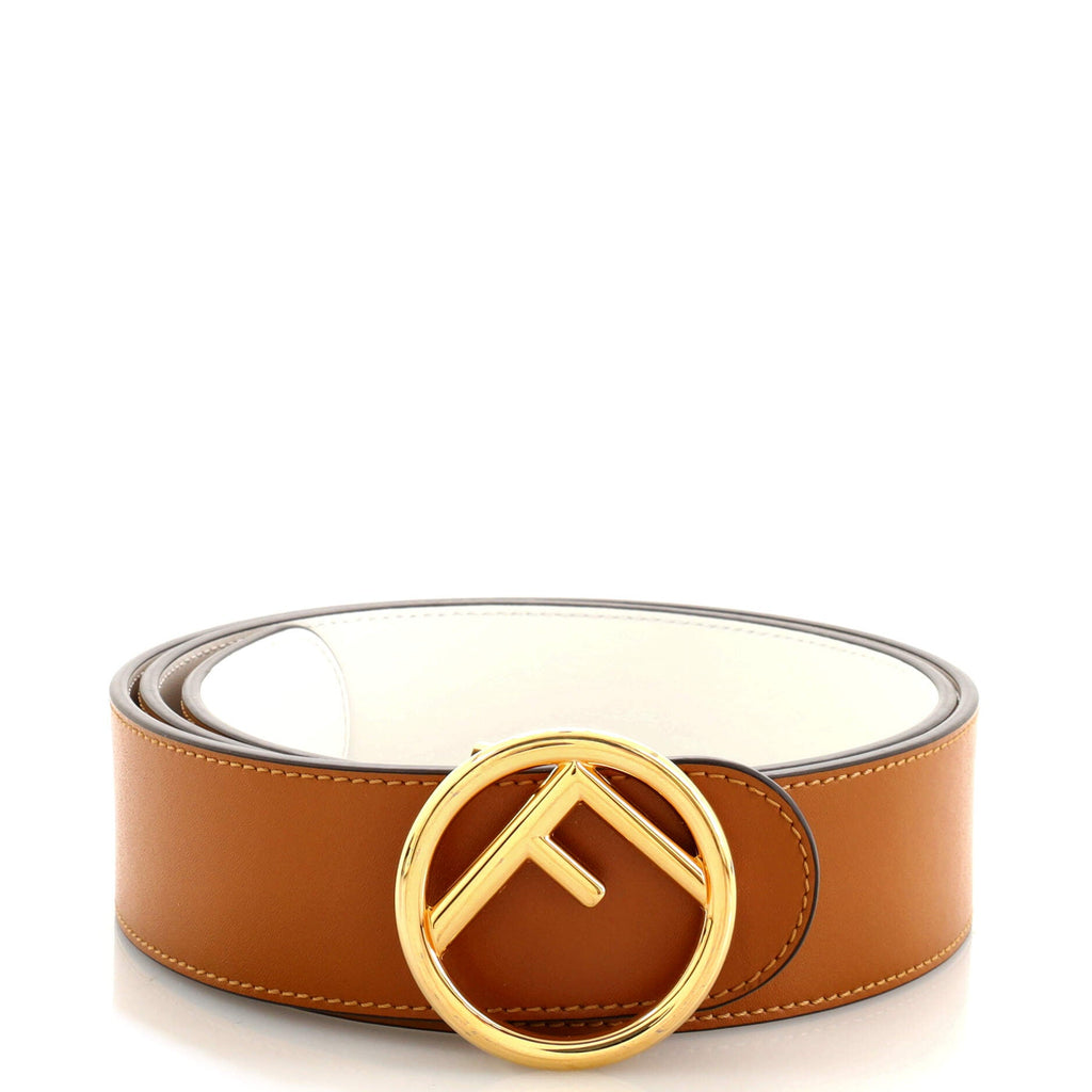 F is Fendi Belt Leather Wide 100