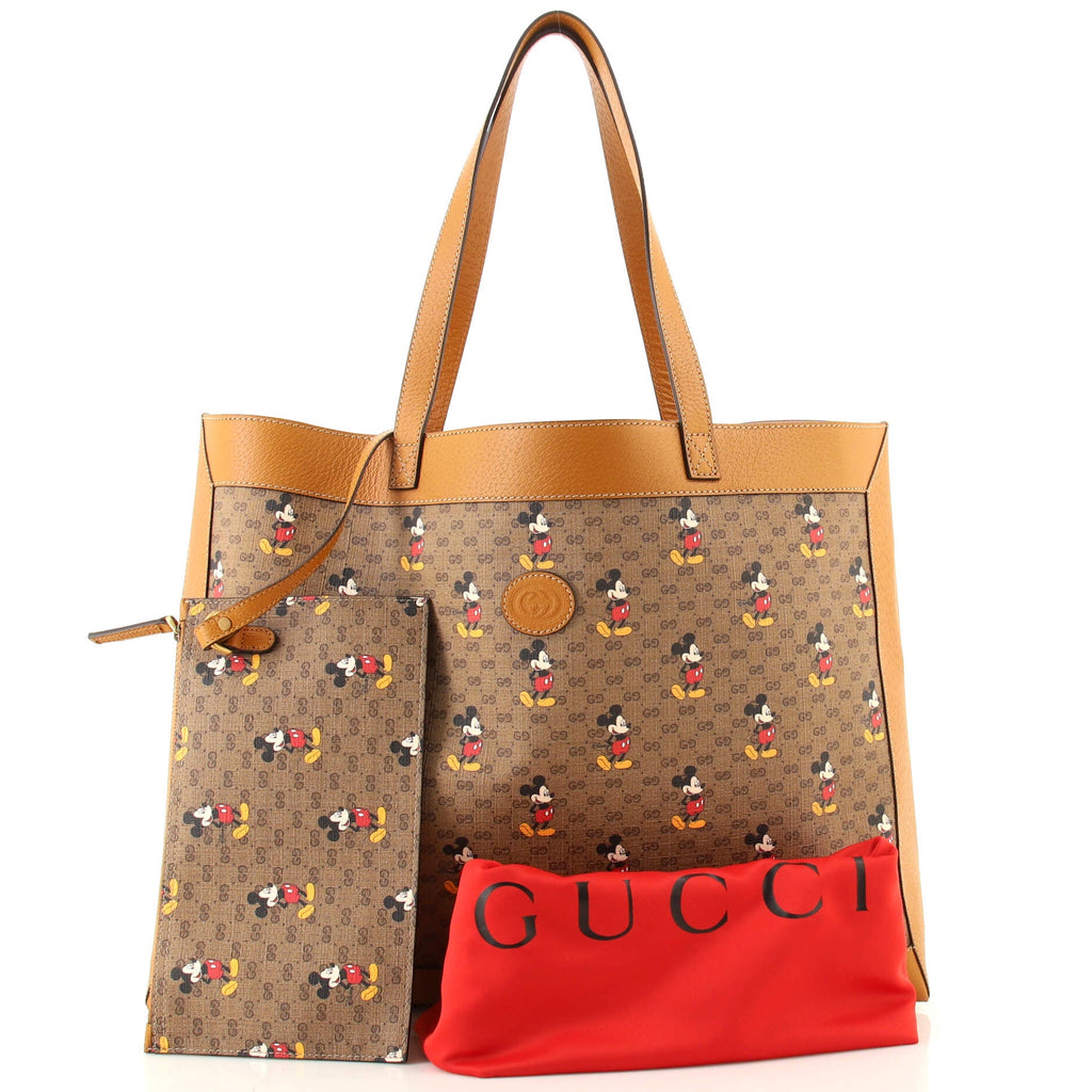 Disney Mickey Mouse Soft Open Tote (Outlet) Mini GG Coated Canvas Medium