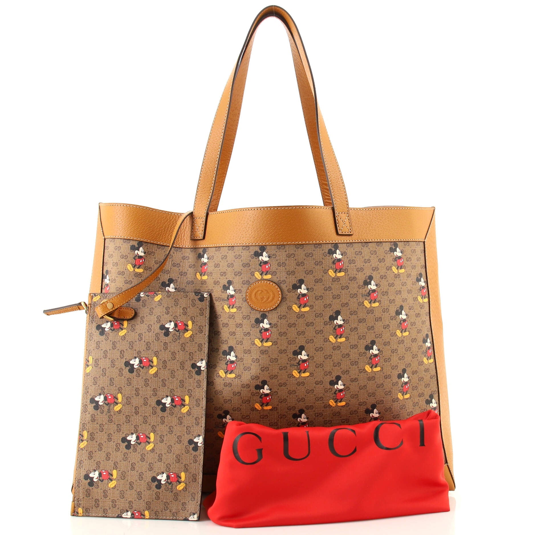 Disney Mickey Mouse Soft Open Tote (Outlet) Mini GG Coated Canvas Medium