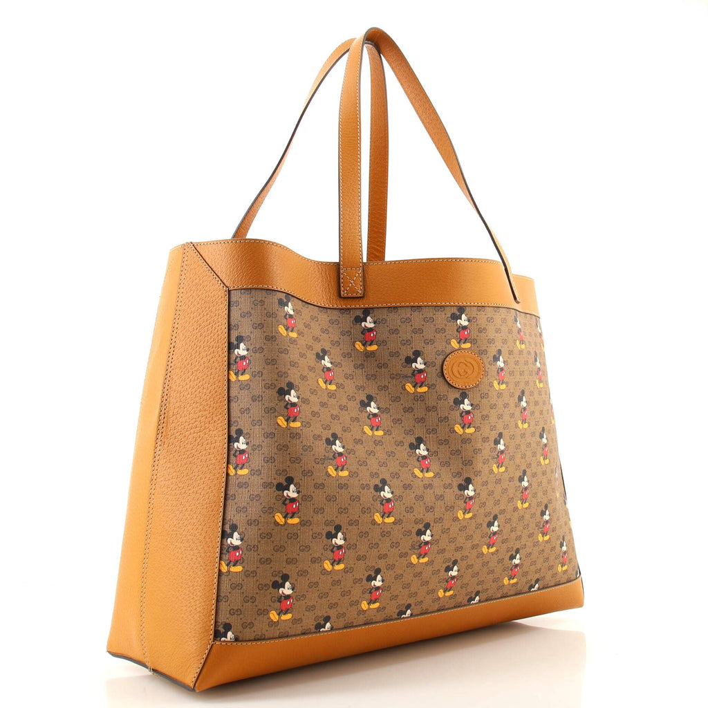 Disney Mickey Mouse Soft Open Tote (Outlet) Mini GG Coated Canvas Medium