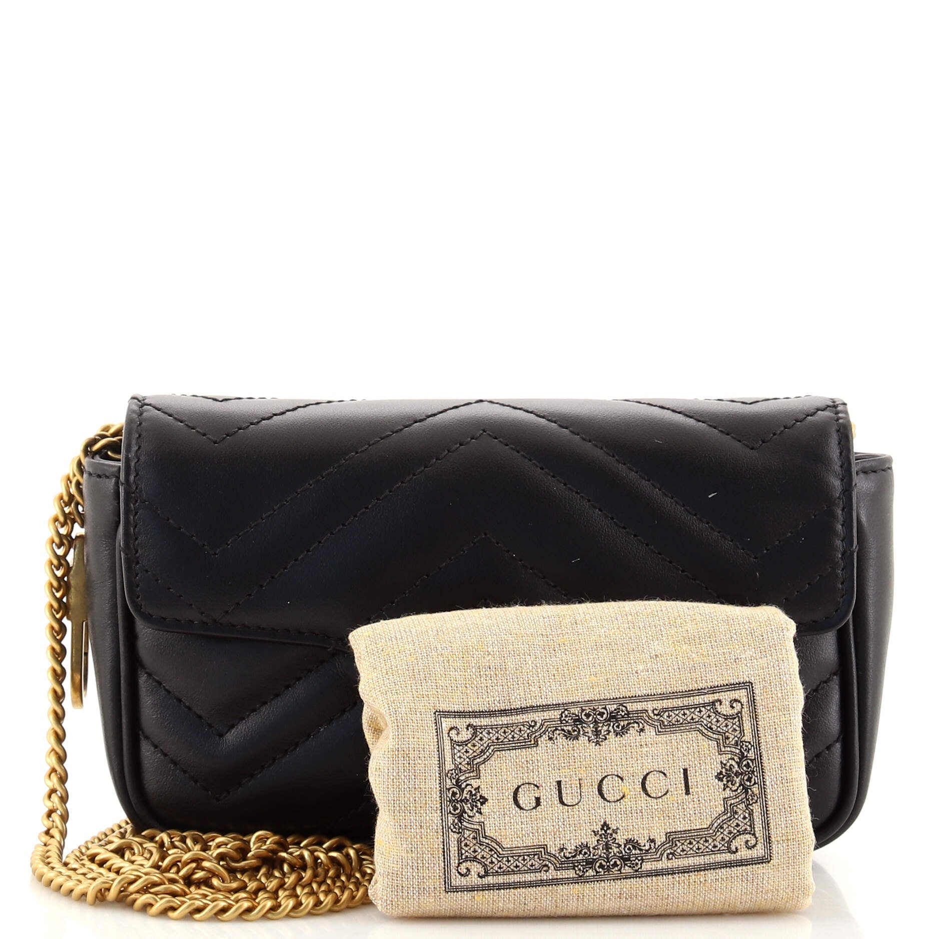 GG Marmont Flap Bag Matelasse Leather Super Mini