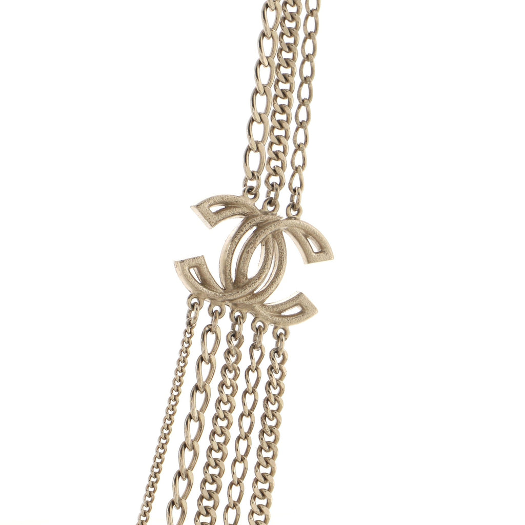 CC Multistrand Necklace Metal