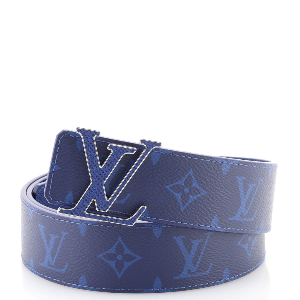LV Initiales Reversible Belt Monogram Taigarama Wide 100