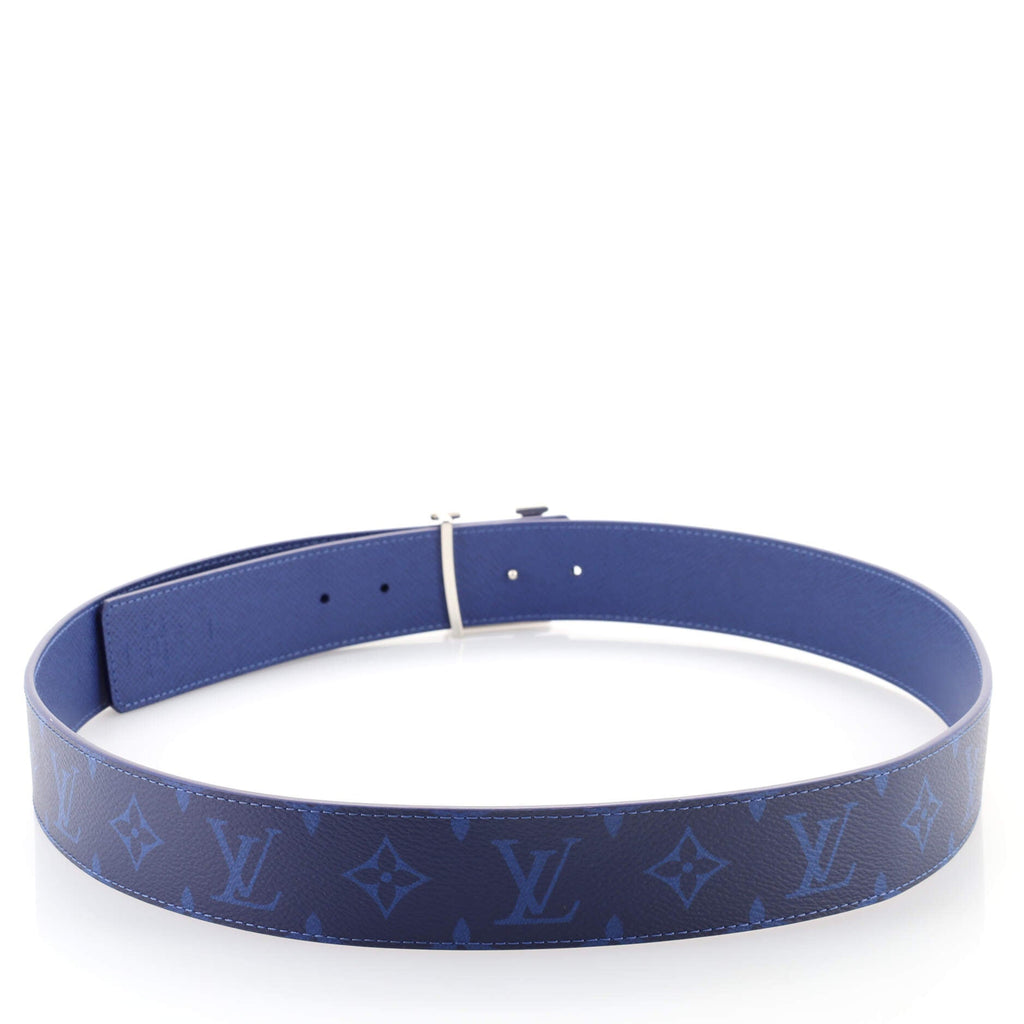 LV Initiales Reversible Belt Monogram Taigarama Wide 100