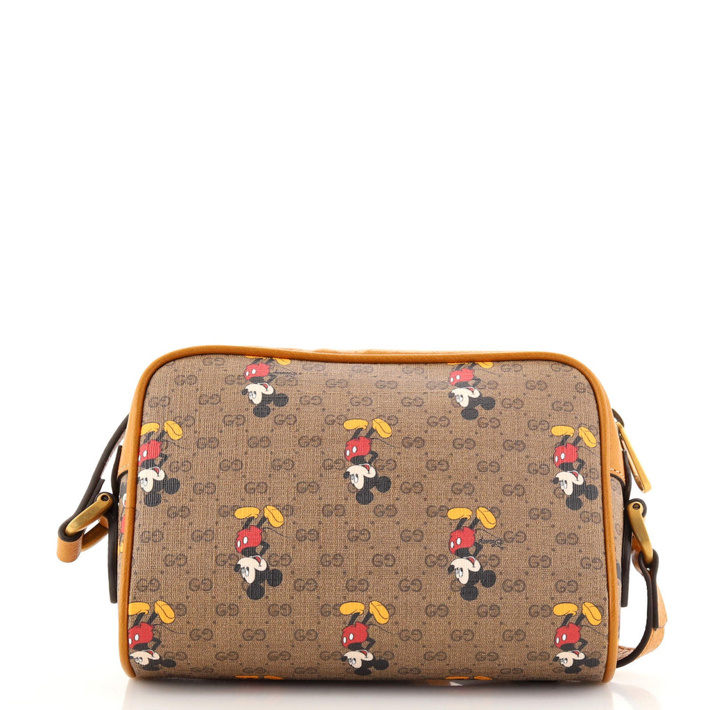Disney Mickey Mouse Shoulder Bag Printed Mini GG Coated Canvas Mini