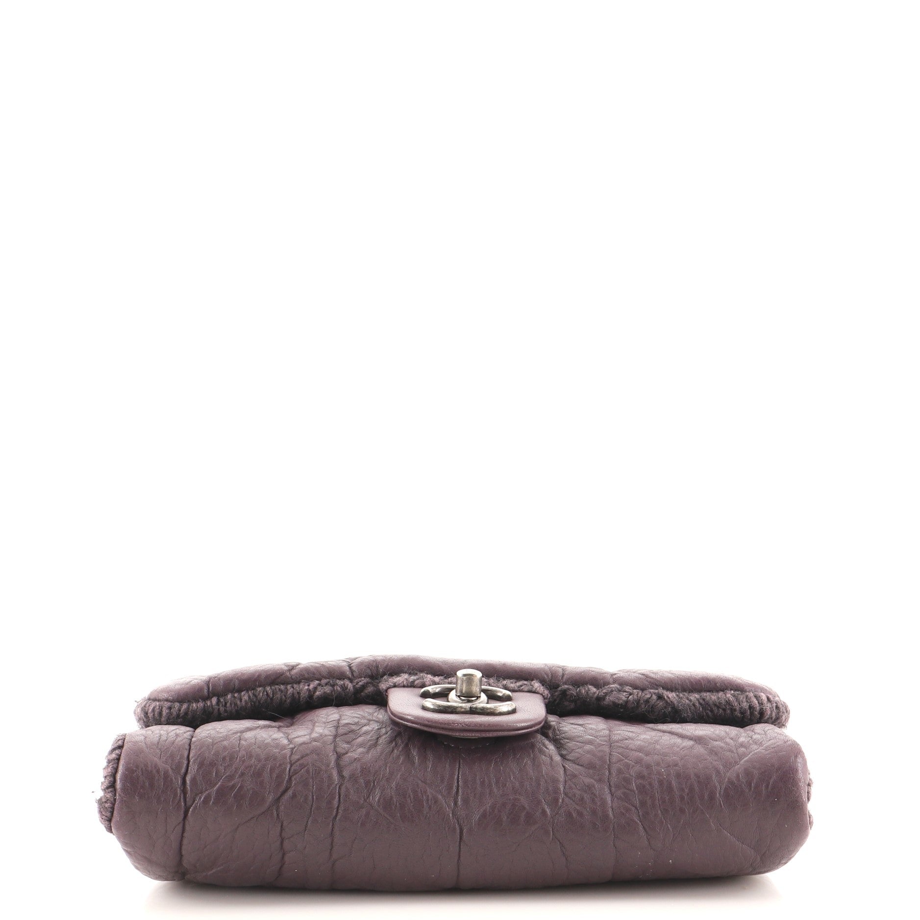Chic Knit Flap Bag Sheepskin and Wool Mini
