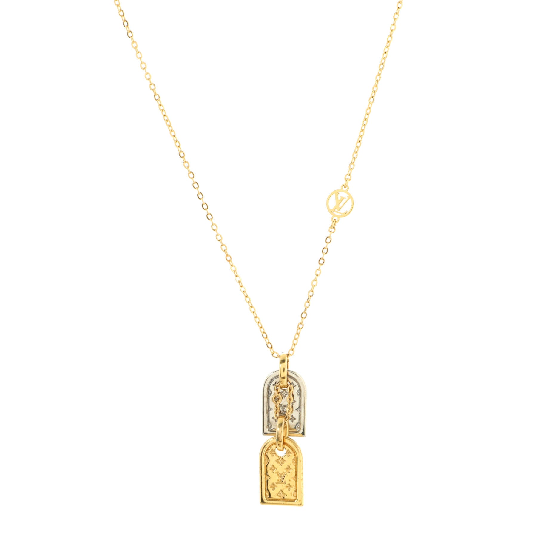 Nanogram Name Tag Pendant Necklace Metal