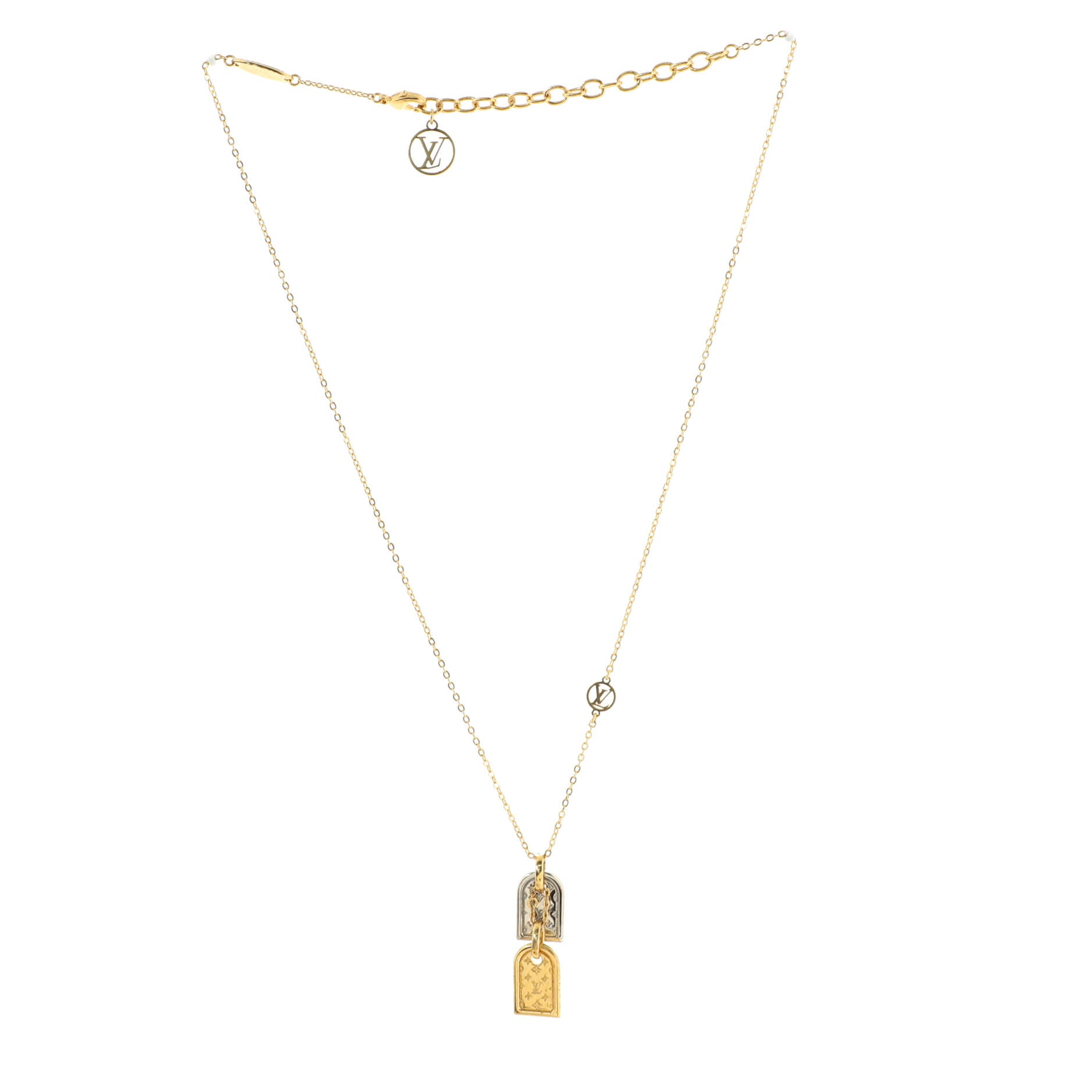 Nanogram Name Tag Pendant Necklace Metal