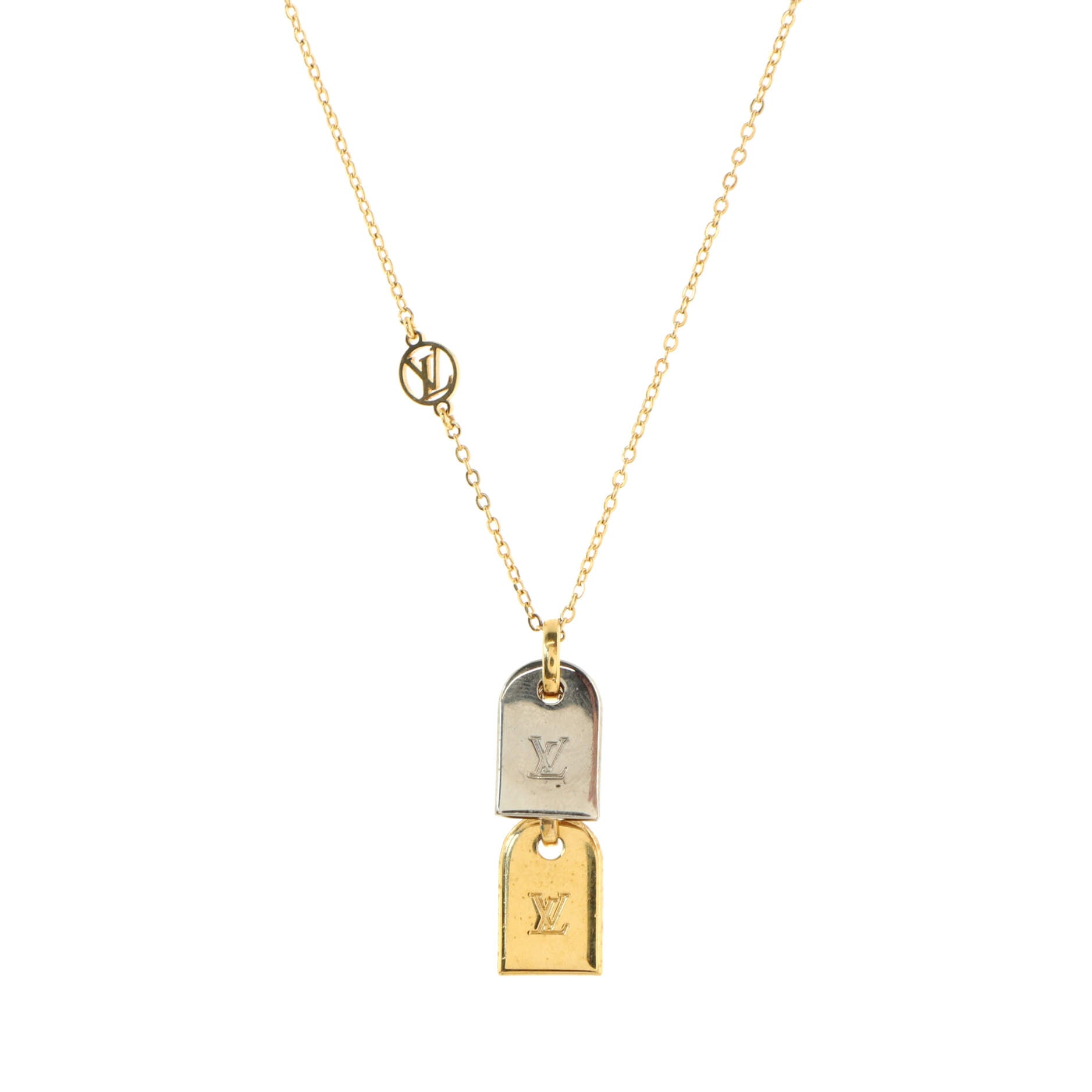 Nanogram Name Tag Pendant Necklace Metal