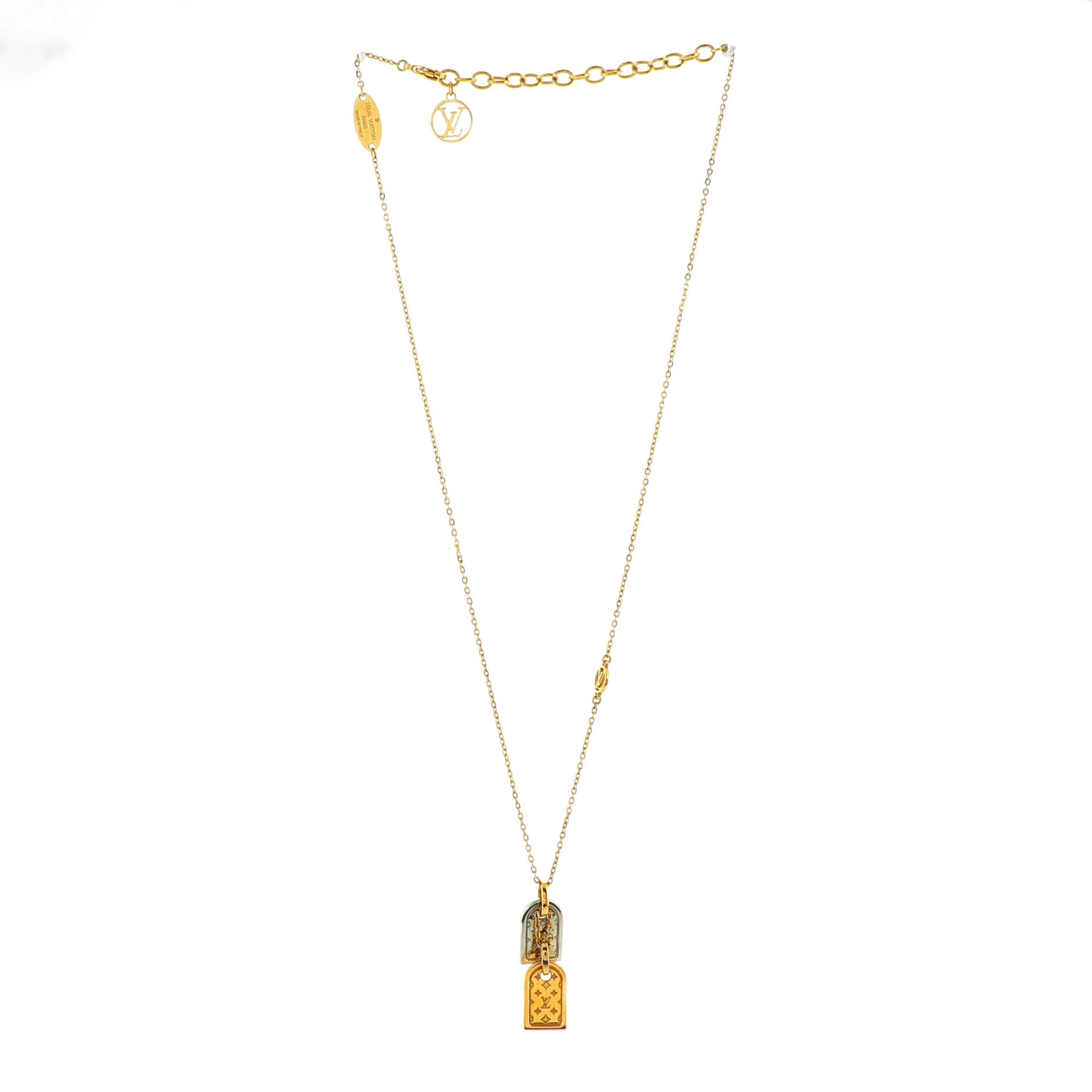 Nanogram Name Tag Pendant Necklace Metal