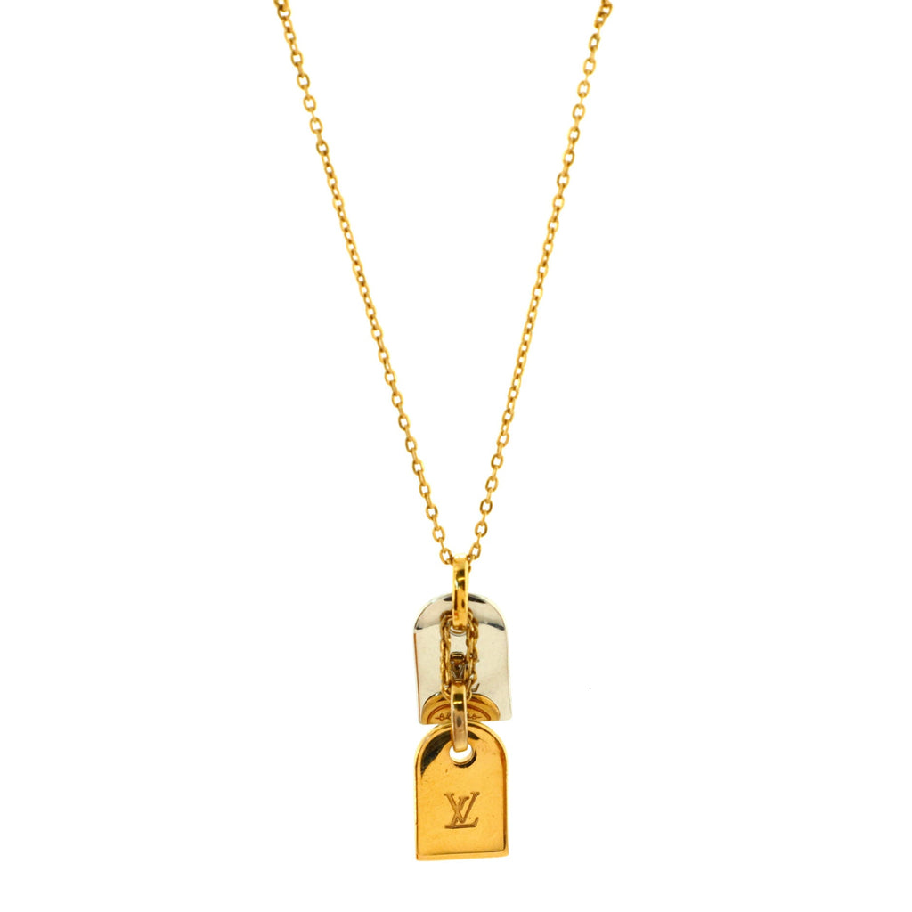 Nanogram Name Tag Pendant Necklace Metal