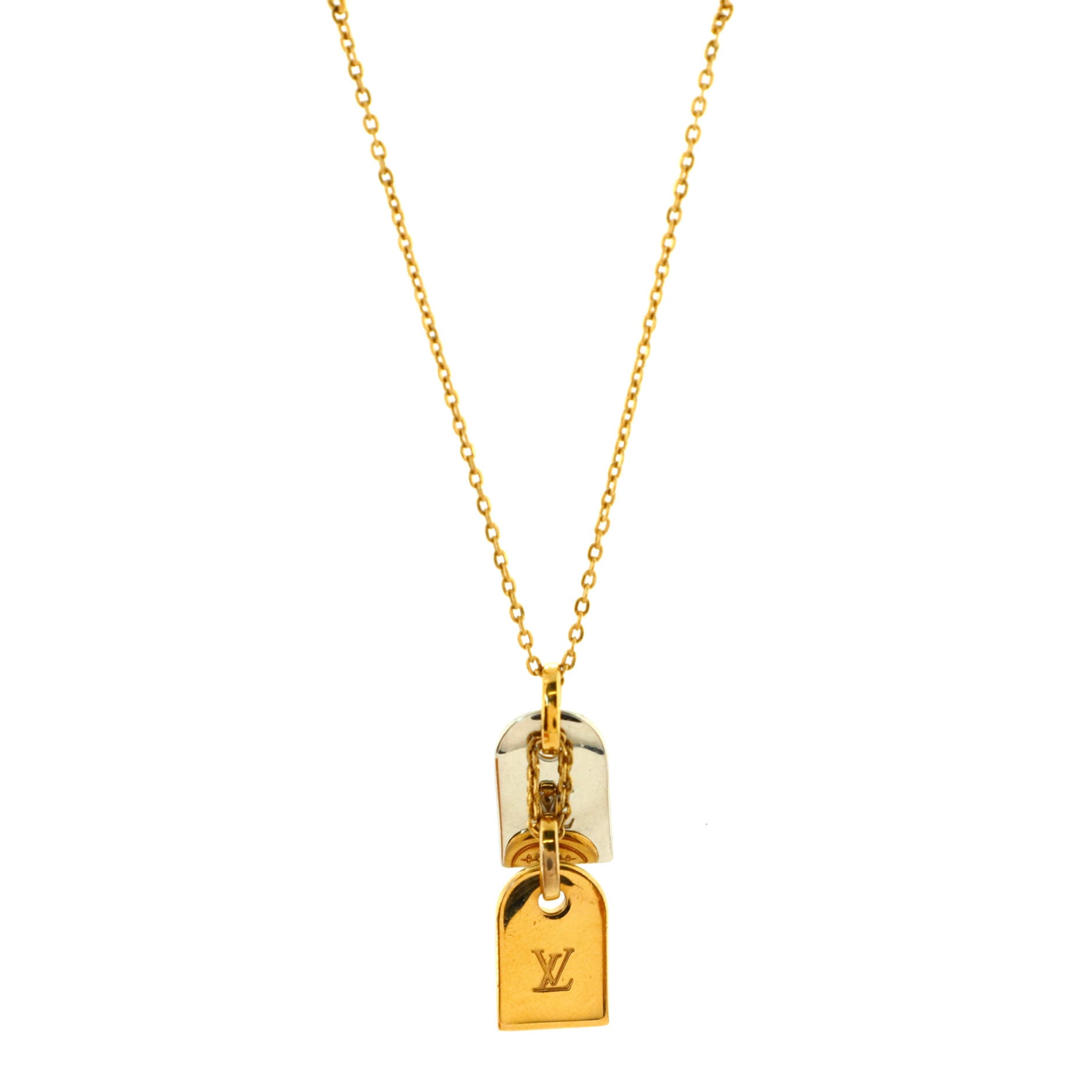 Nanogram Name Tag Pendant Necklace Metal