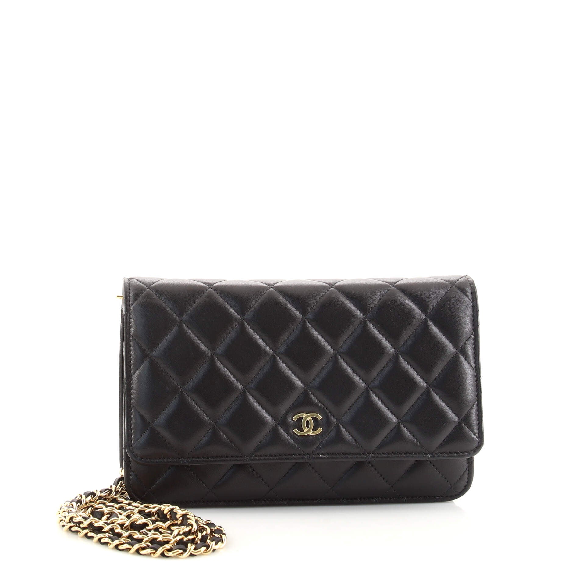 Wallet on Chain Quilted Lambskin Mini