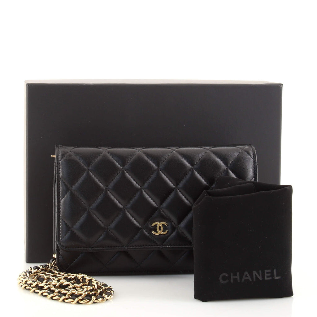 Wallet on Chain Quilted Lambskin Mini