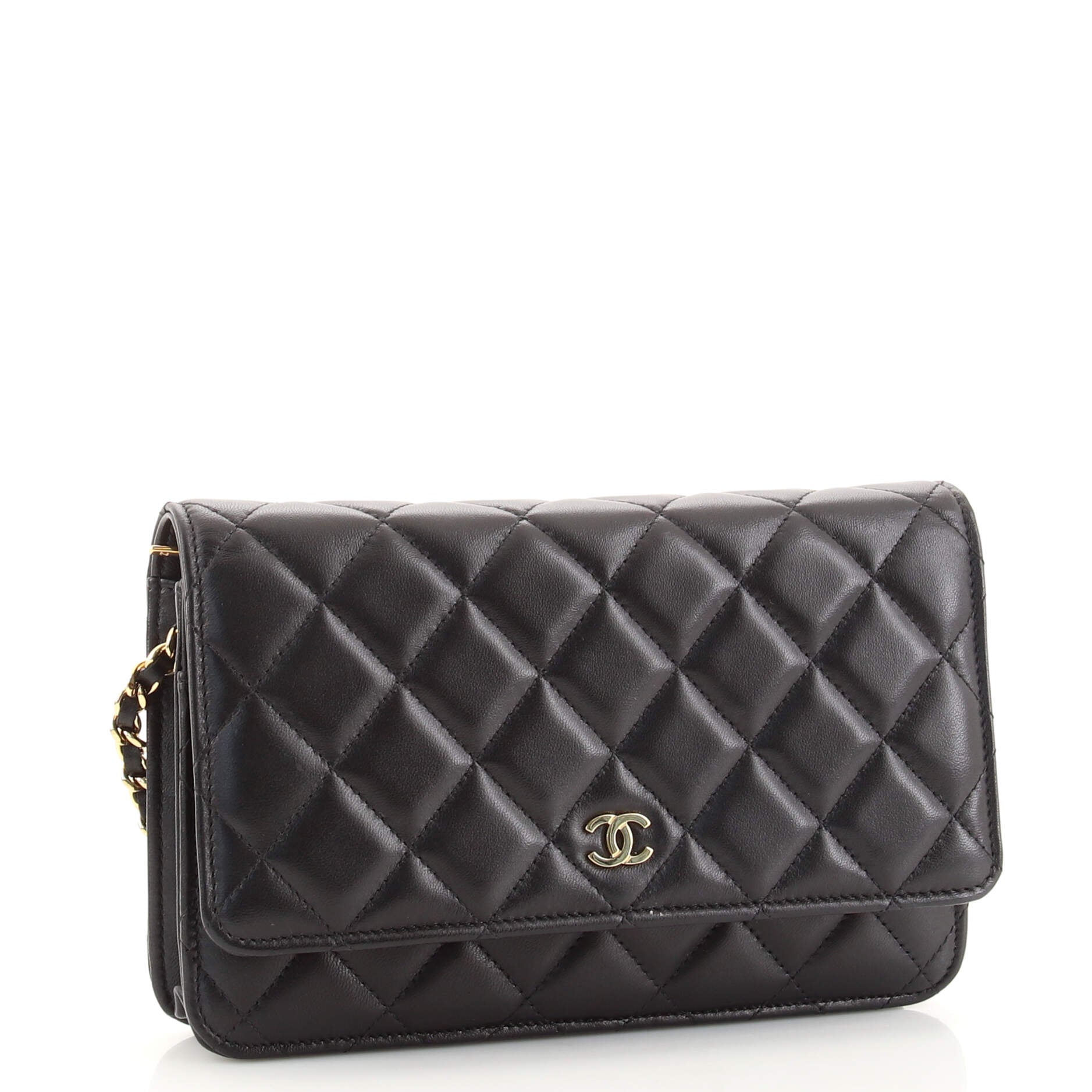 Wallet on Chain Quilted Lambskin Mini