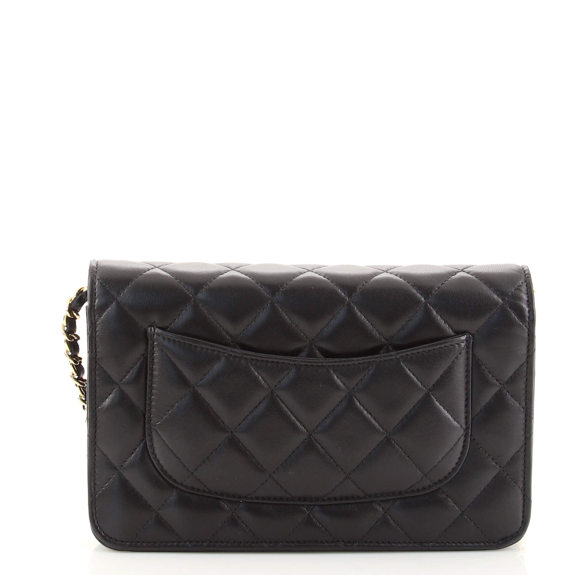 Wallet on Chain Quilted Lambskin Mini
