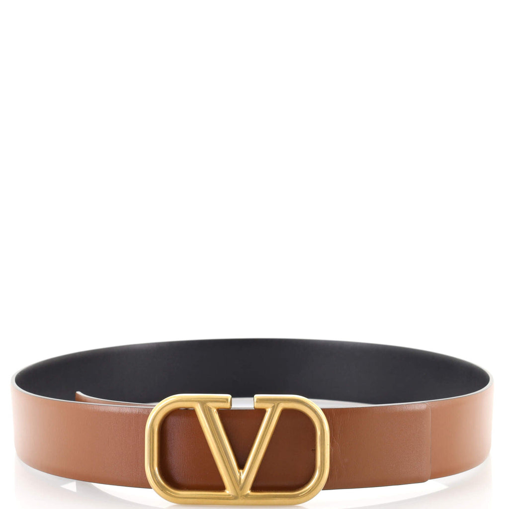 VLogo Reversible Belt Leather Wide 90