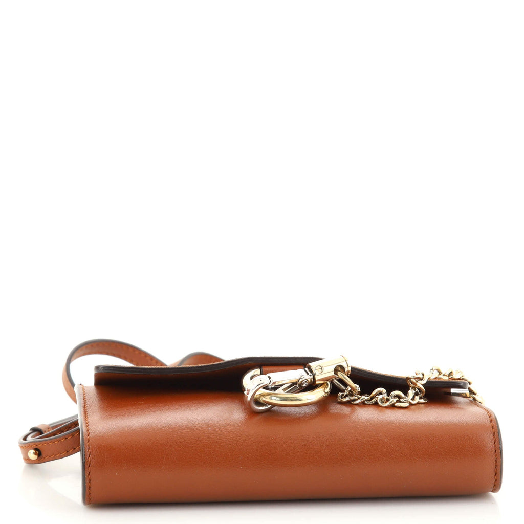 Faye Shoulder Bag Leather and Suede Mini
