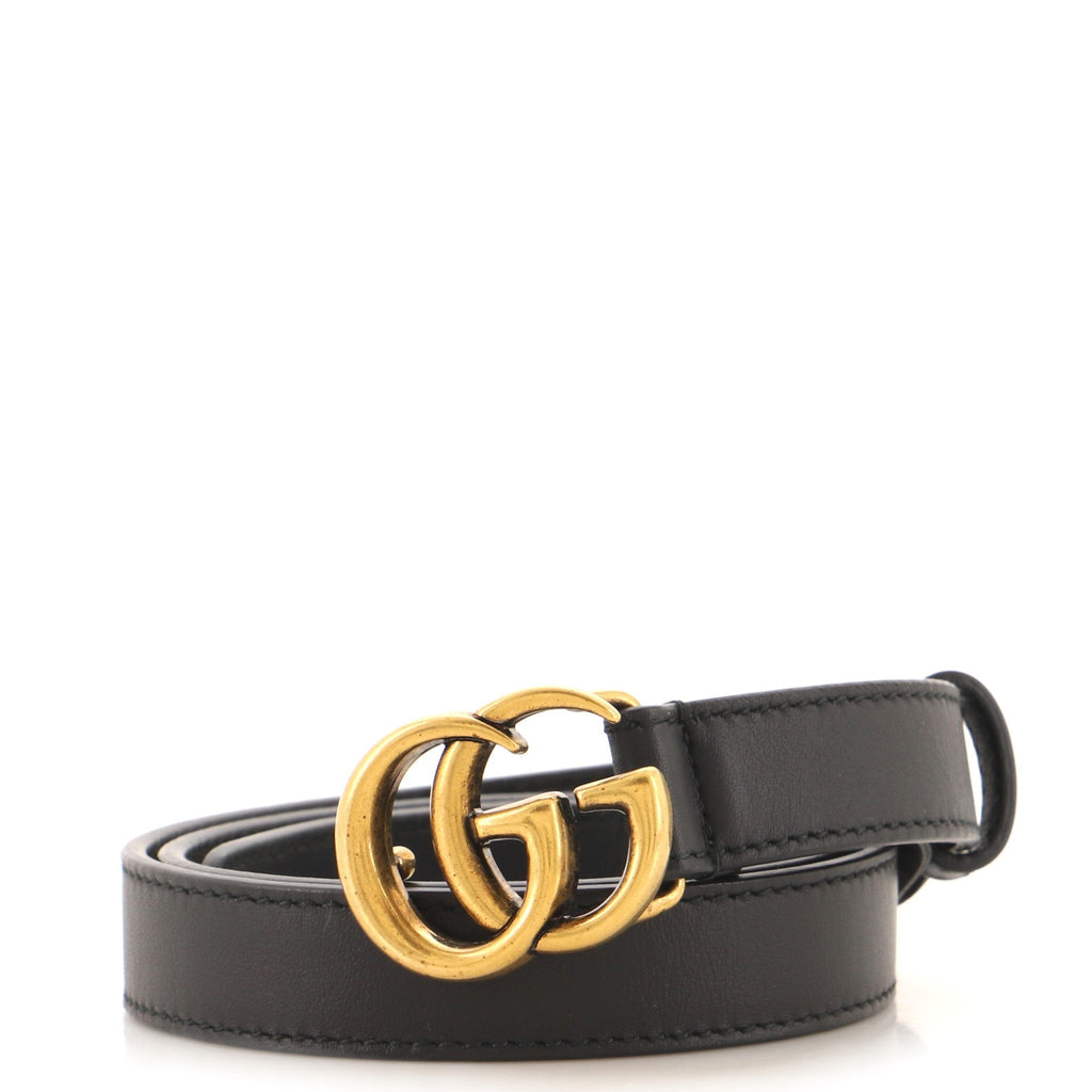 GG Marmont Belt Leather Thin 65