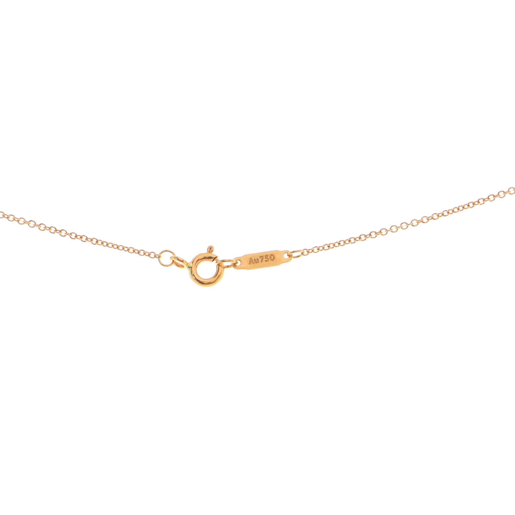 Heart Pendant Necklace 18K Rose Gold and Diamonds