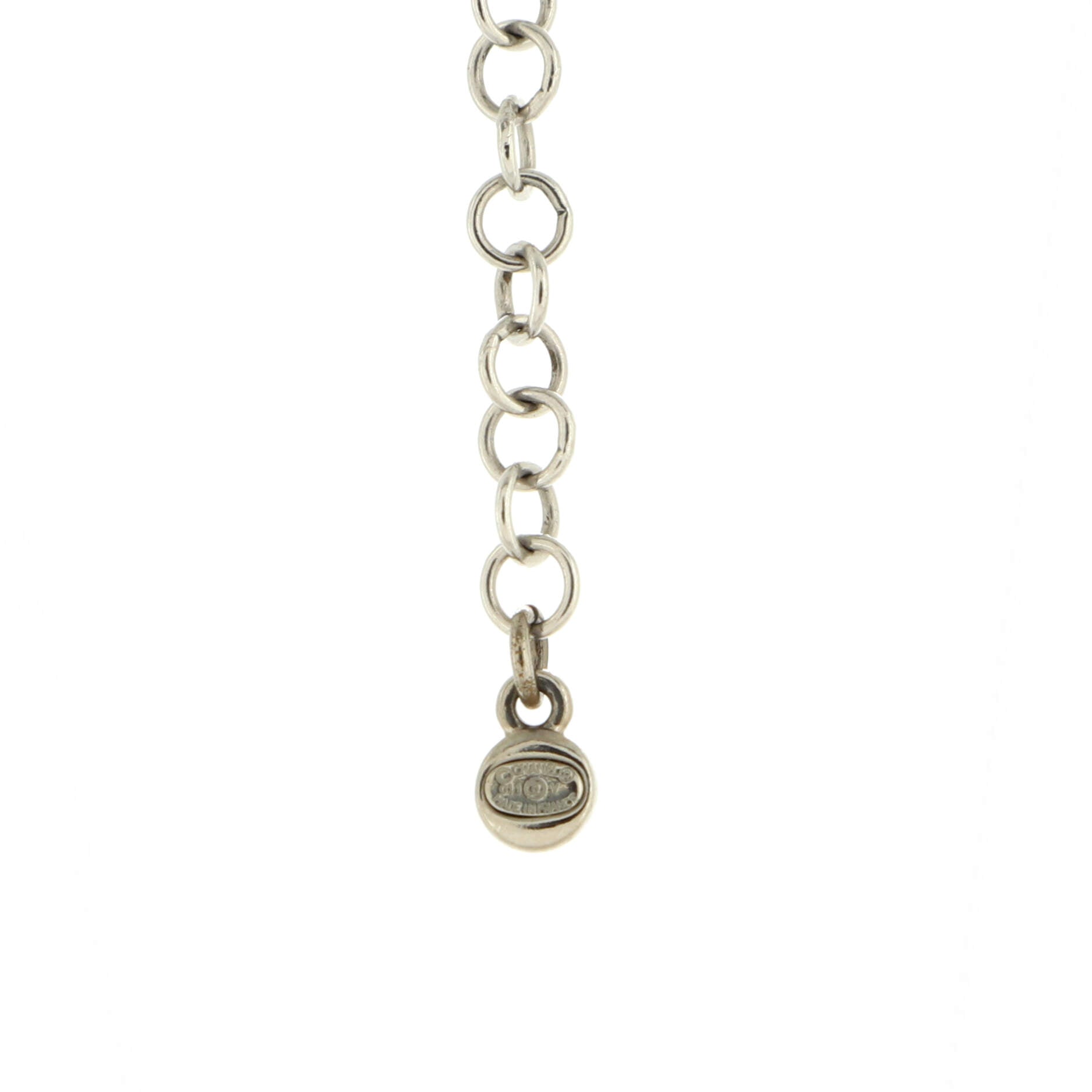 CC Cluster Pendant Necklace Crystal Embellished Metal