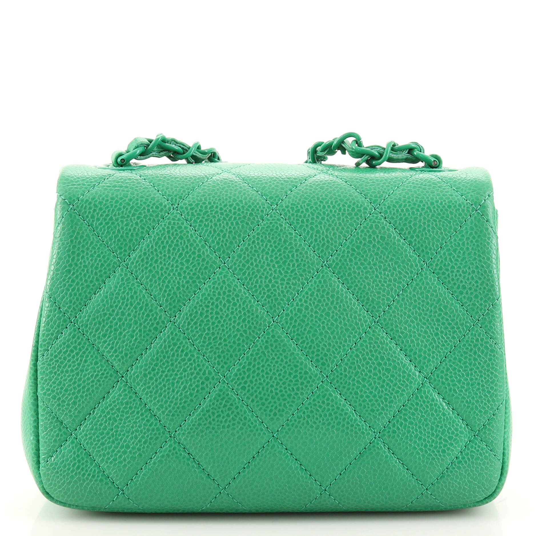 Incognito Square Flap Bag Quilted Caviar Mini