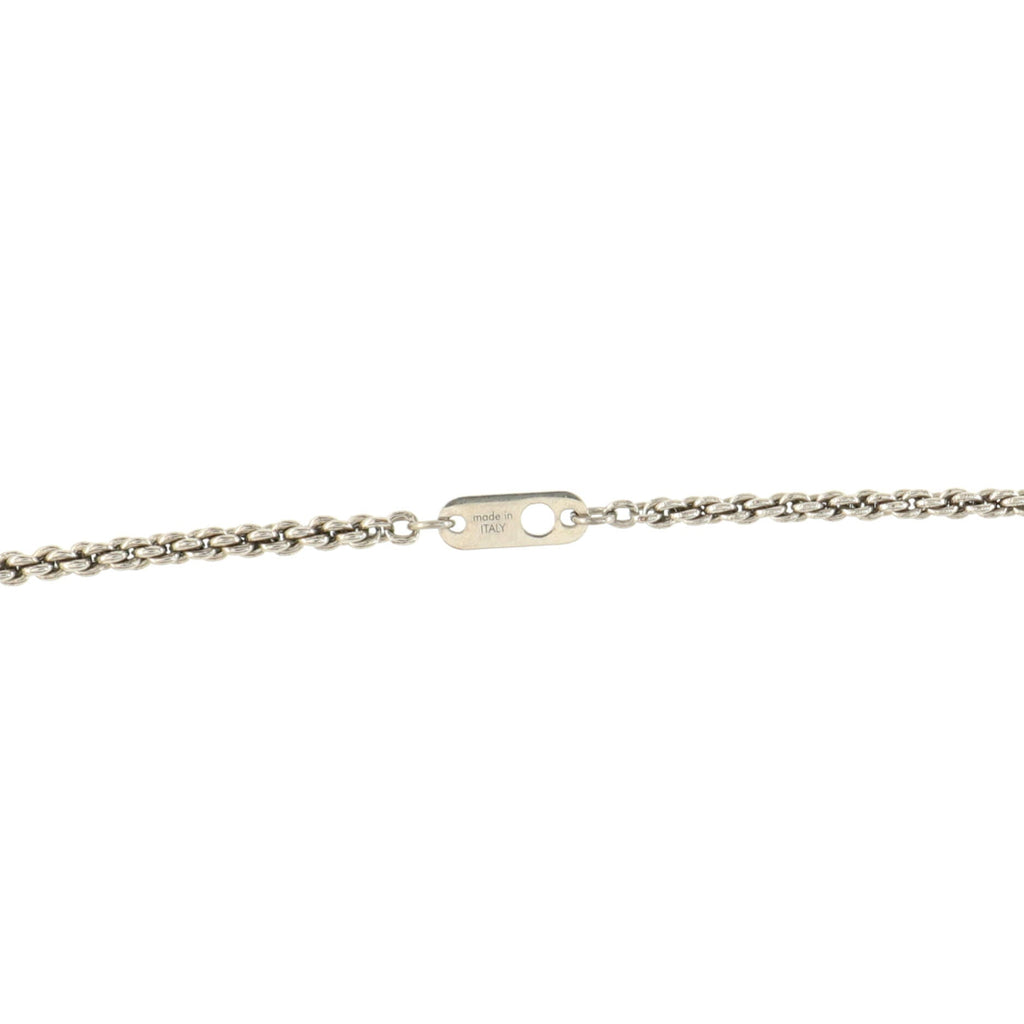 LV DJ Vocabulary Microphone Pendant Necklace Metal