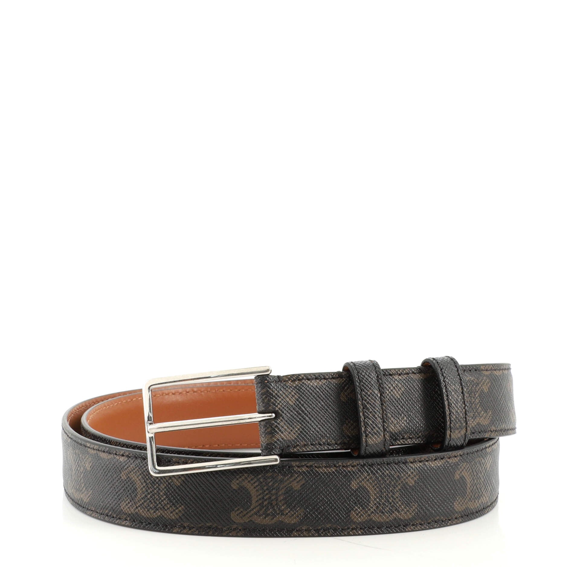 Buckle Belt Triomphe Coated Canvas Medium 90