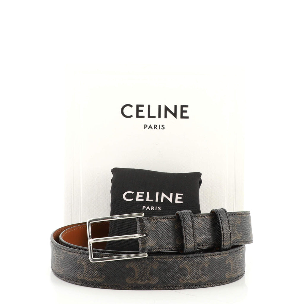 Buckle Belt Triomphe Coated Canvas Medium 90