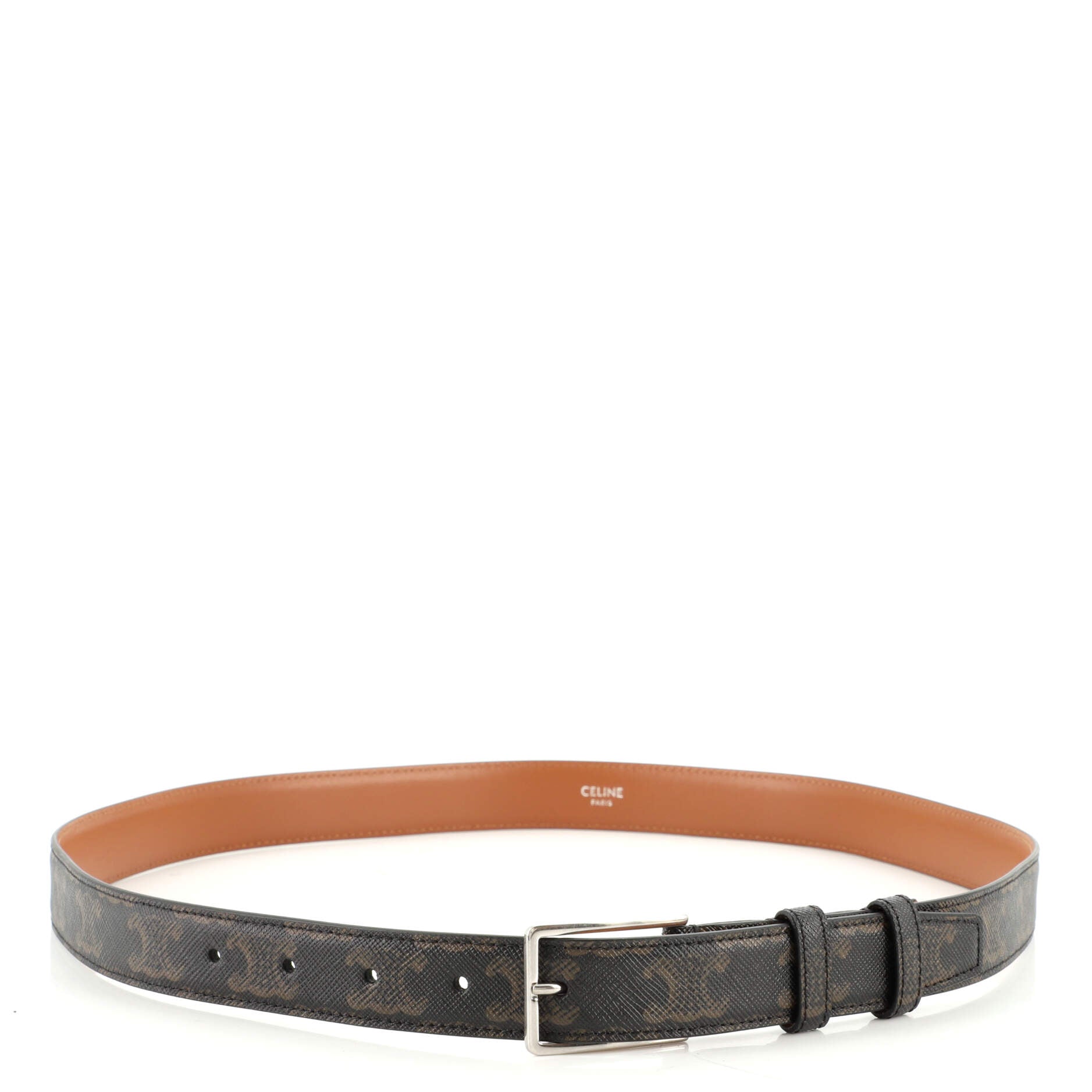 Buckle Belt Triomphe Coated Canvas Medium 90