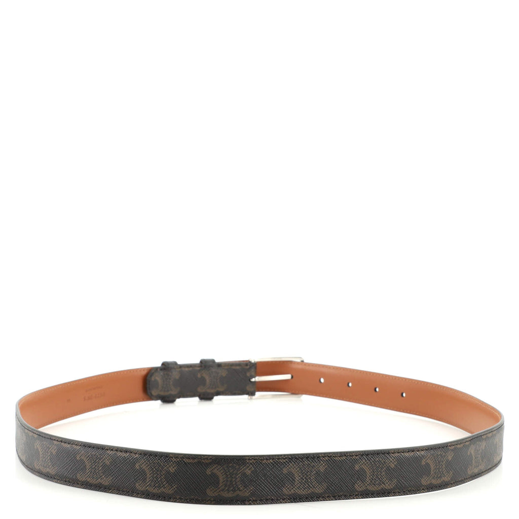Buckle Belt Triomphe Coated Canvas Medium 90