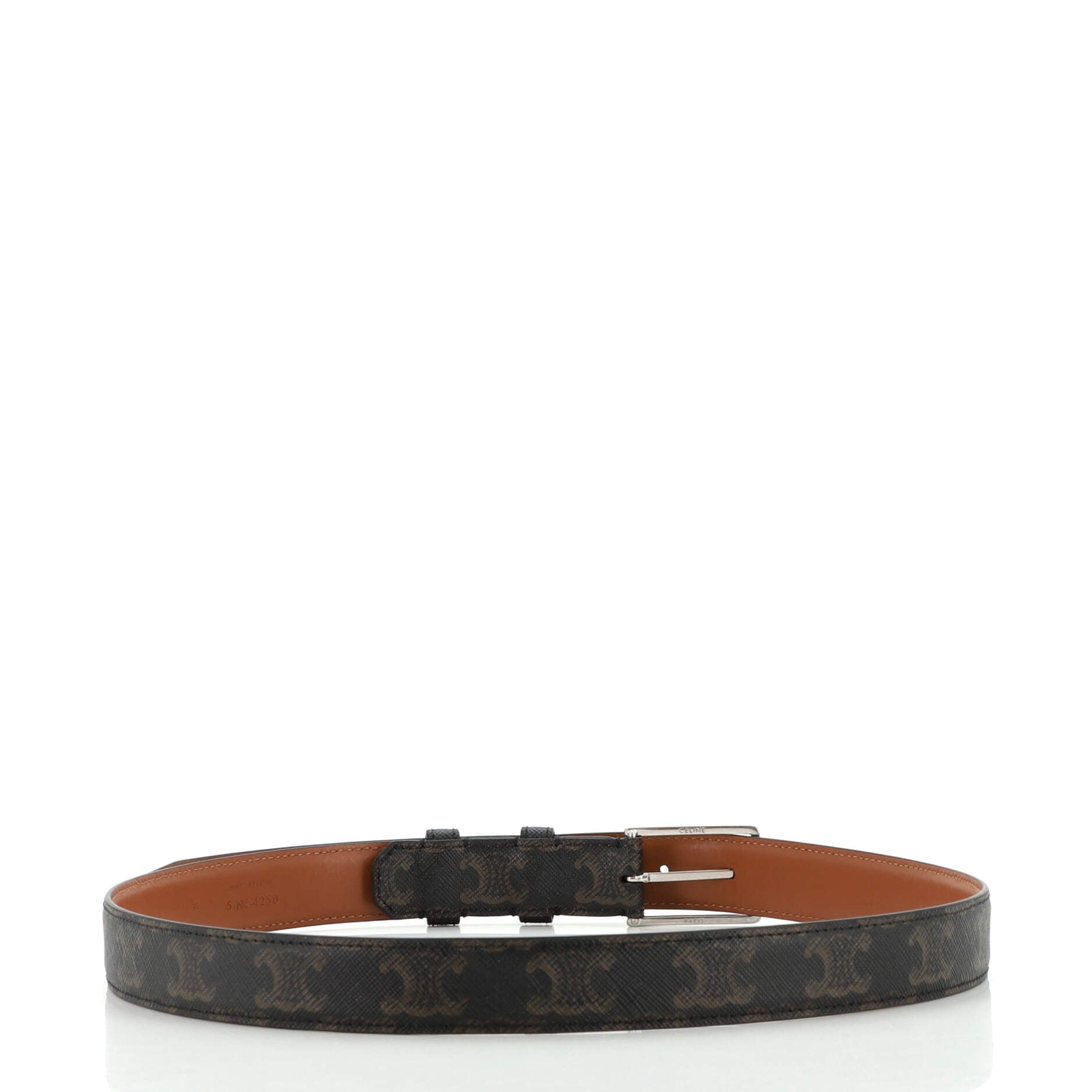 Buckle Belt Triomphe Coated Canvas Medium 85