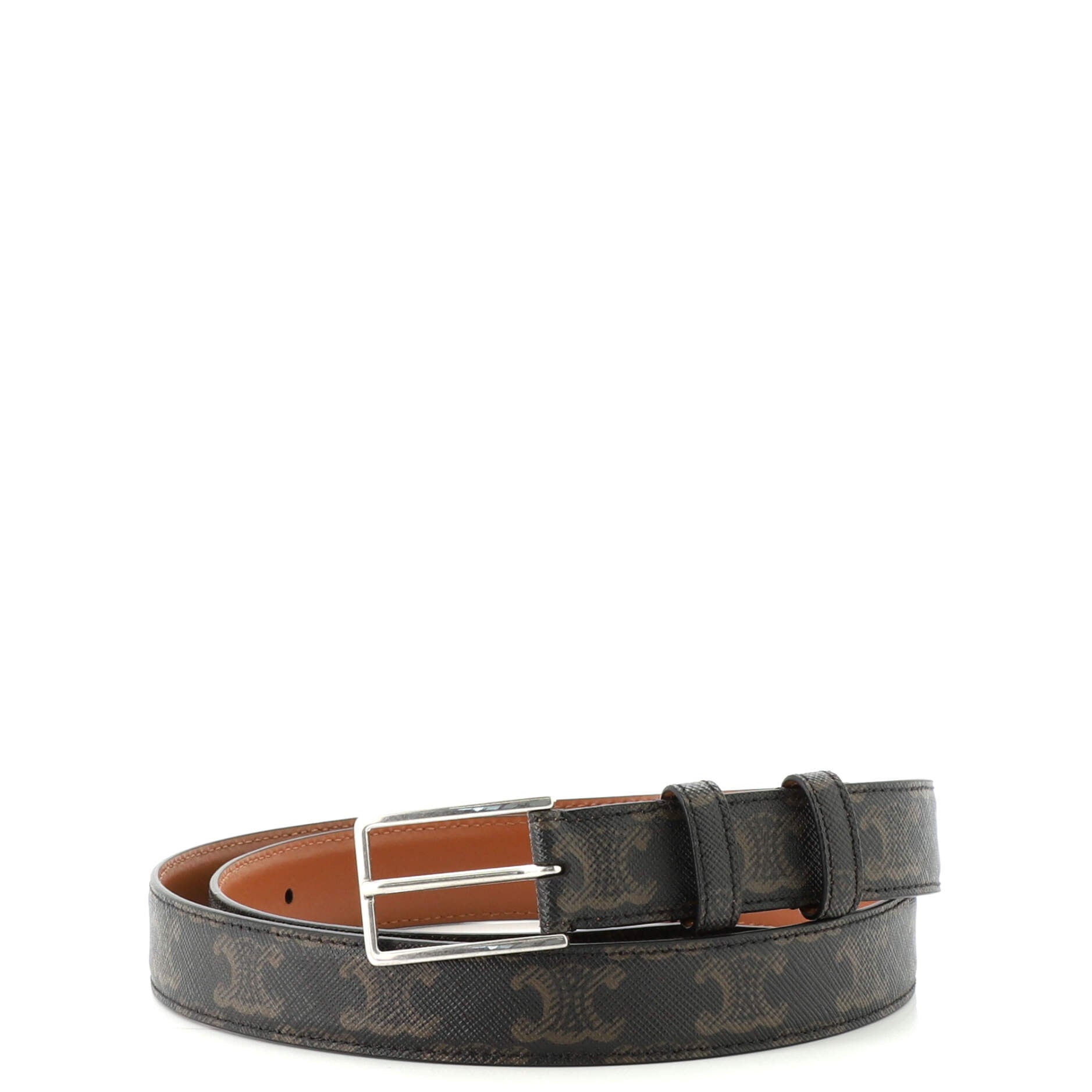 Buckle Belt Triomphe Coated Canvas Medium 95