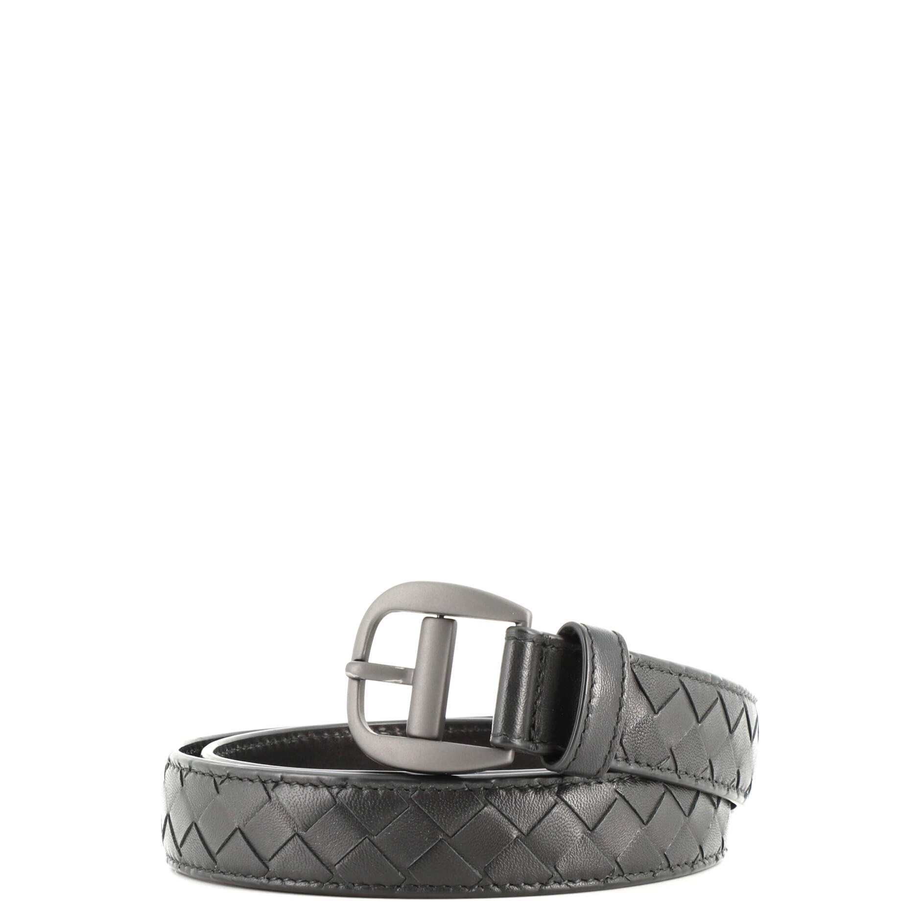 Buckle Belt Intrecciato Nappa Thin 75