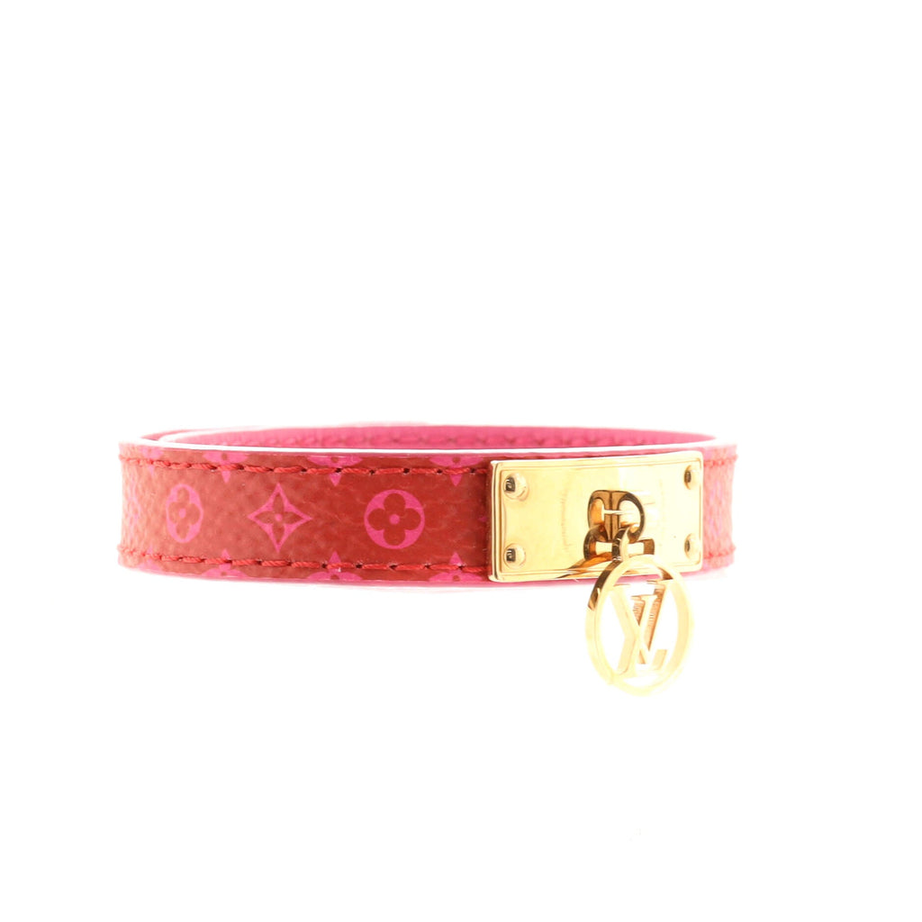 Logomania Bracelet Monogram Canvas and Metal