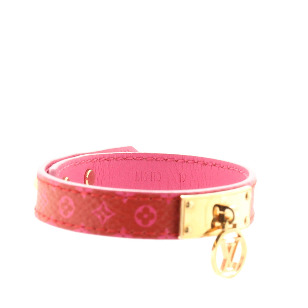 Logomania Bracelet Monogram Canvas and Metal