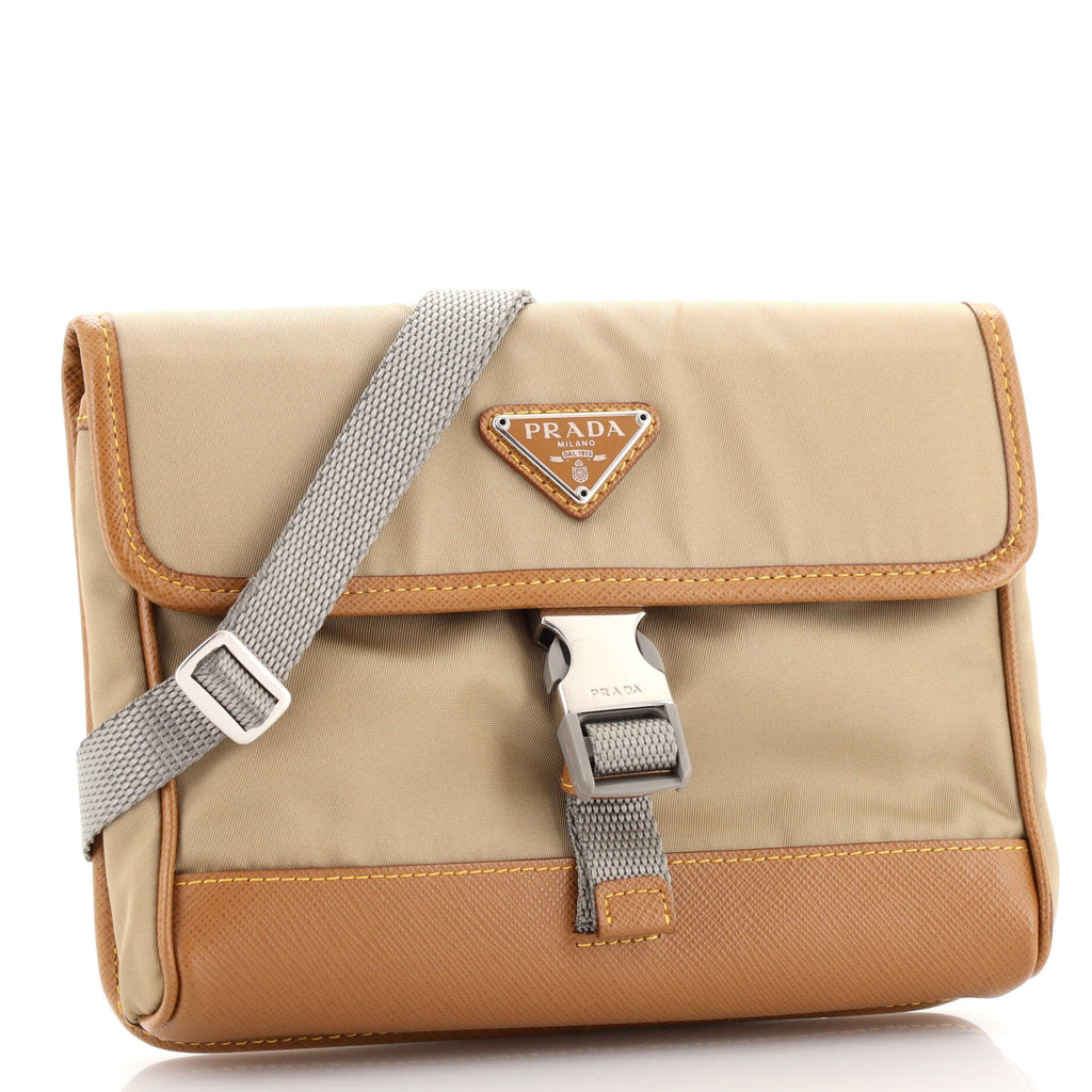 Cellphone Case Crossbody Bag Tessuto with Saffiano Mini