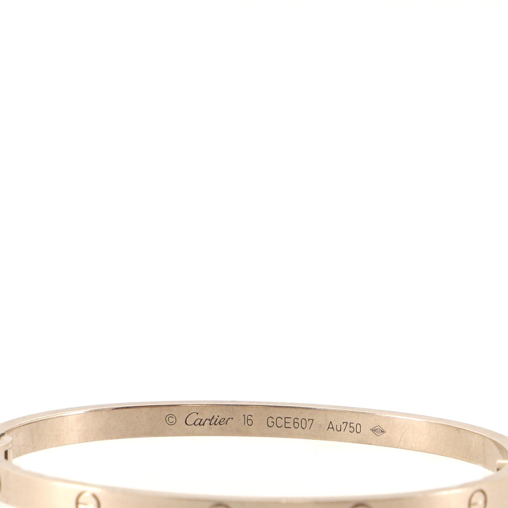 Love Bracelet 18K White Gold Small