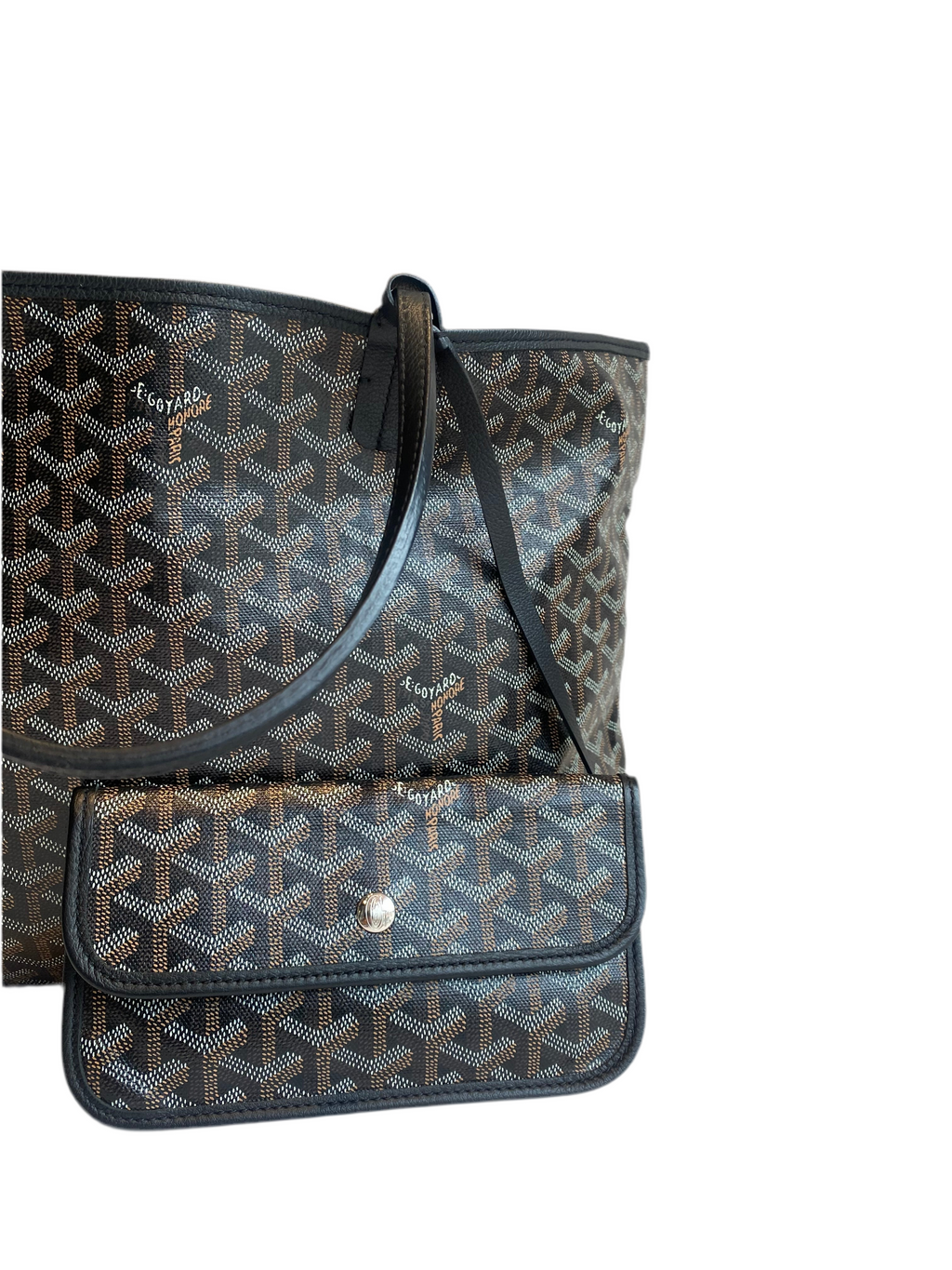 Goyard Black St. Louis PM Tote