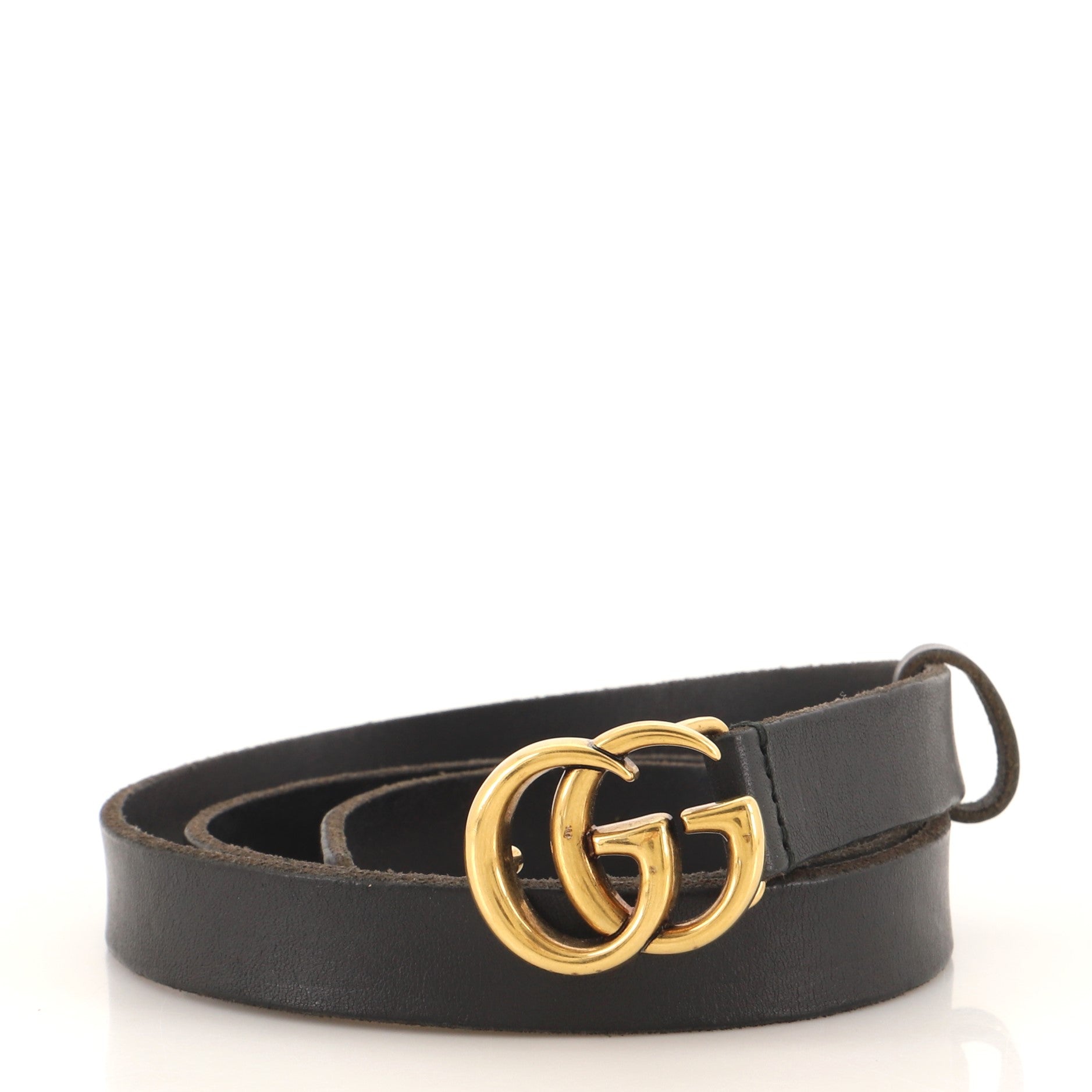 GG Marmont Belt Leather Thin 85