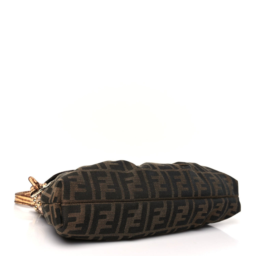 Zucca Cuoio Lucido Small Chef Shoulder Bag Tobacco Bois de Rose