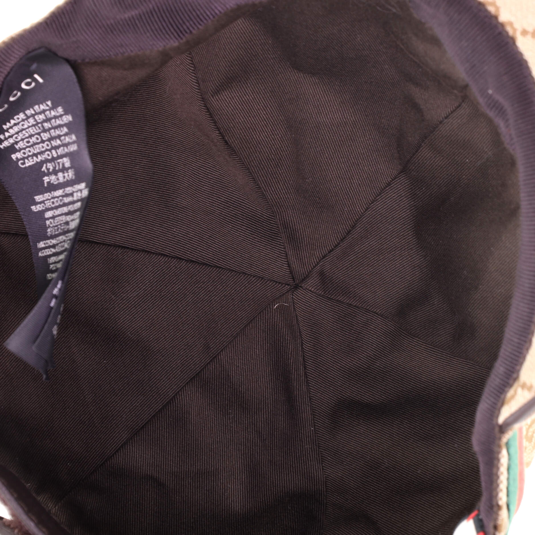 Web Baseball Cap GG Canvas XXL