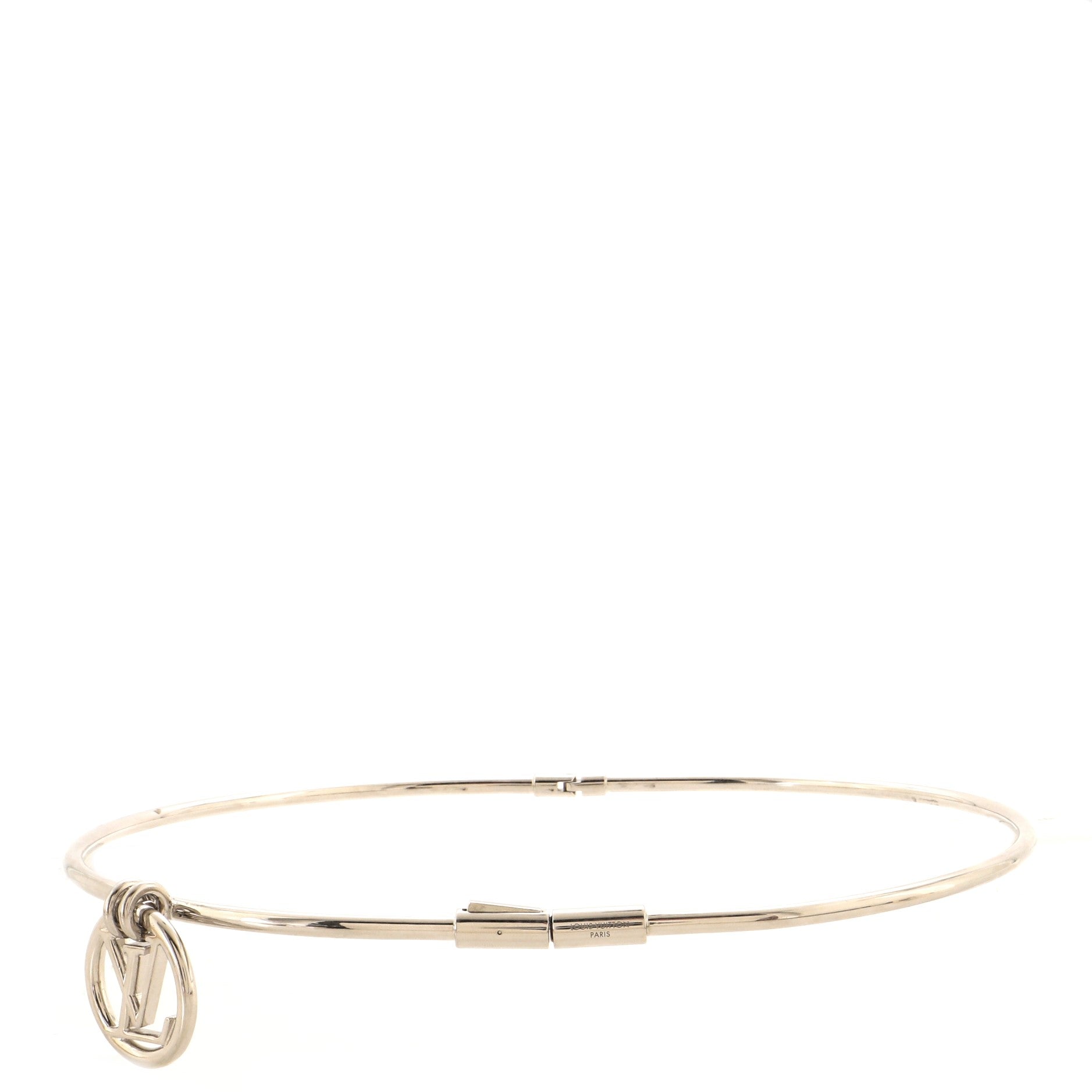 LV Circle Charm Belt Metal 75