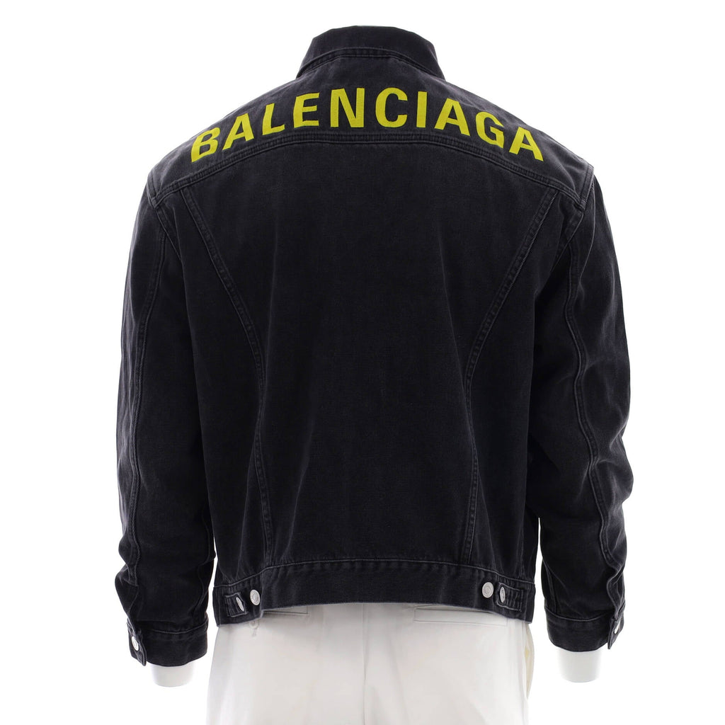 Men's Logo Oversized Jacket Denim